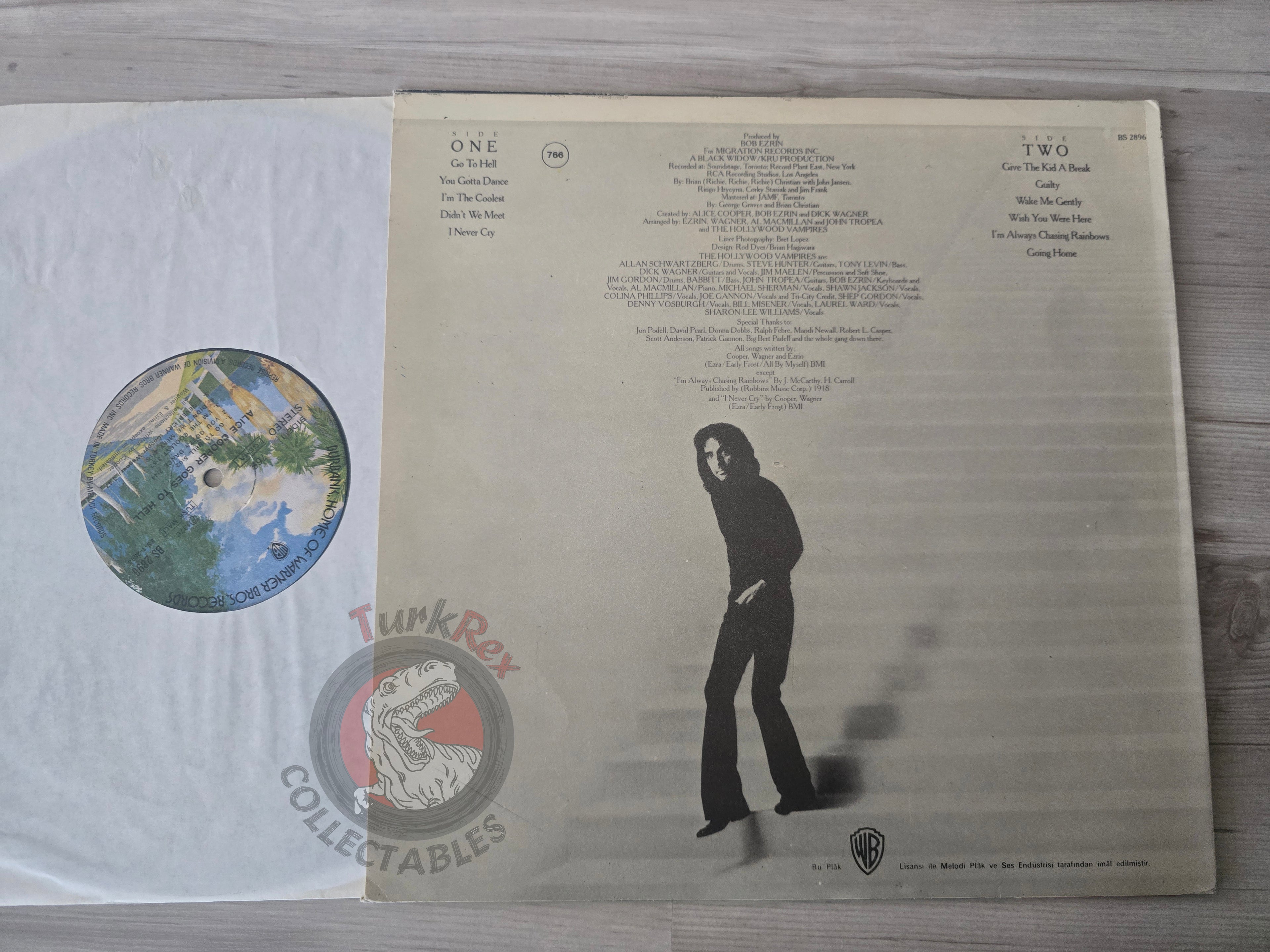 Alice Cooper – Goes To Hell Turkish Pressing Vinyl Turkey Edition