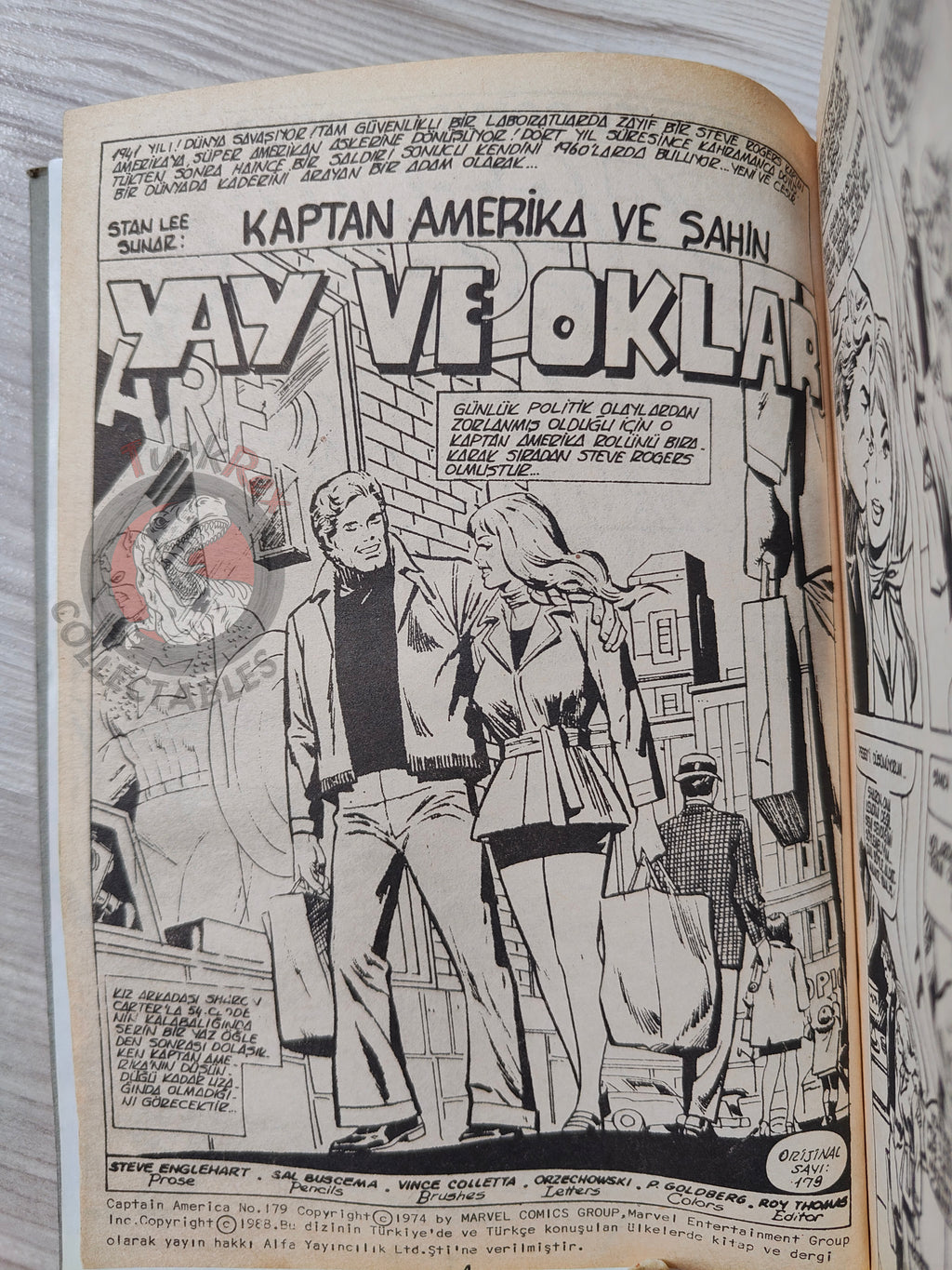 Captain America – Volume 4 1989 Turkish Comic Turkey Falcon