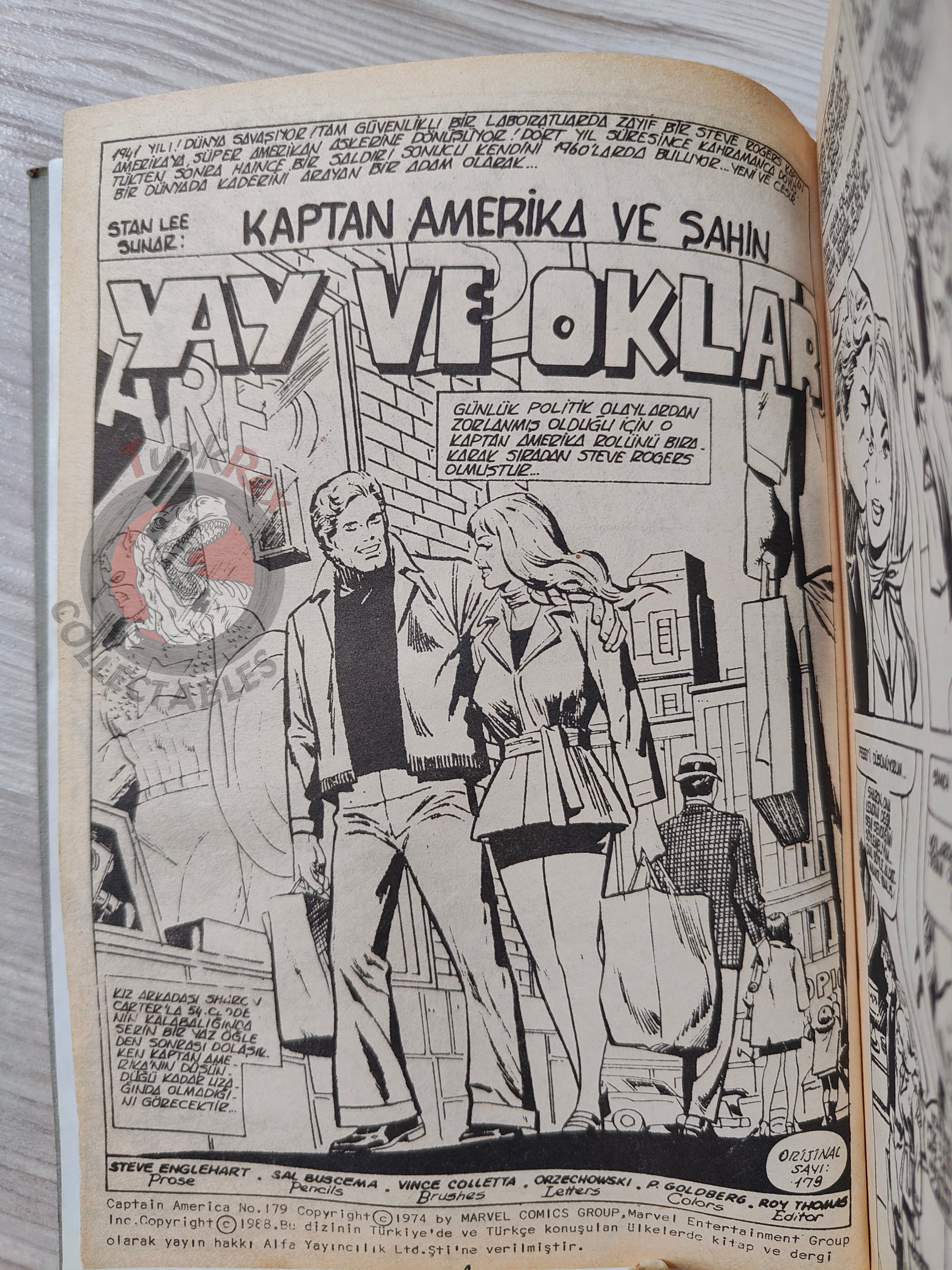 Captain America – Volume 4 1989 Turkish Comic Turkey Falcon
