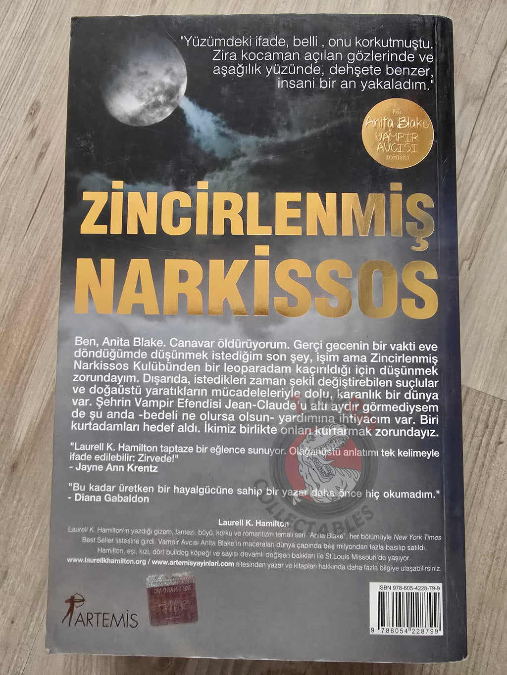 Laurell K. Hamilton – Narcissus in Chains 2010 1st Turkish Book Turkey Anita Blake: Vampire Hunter