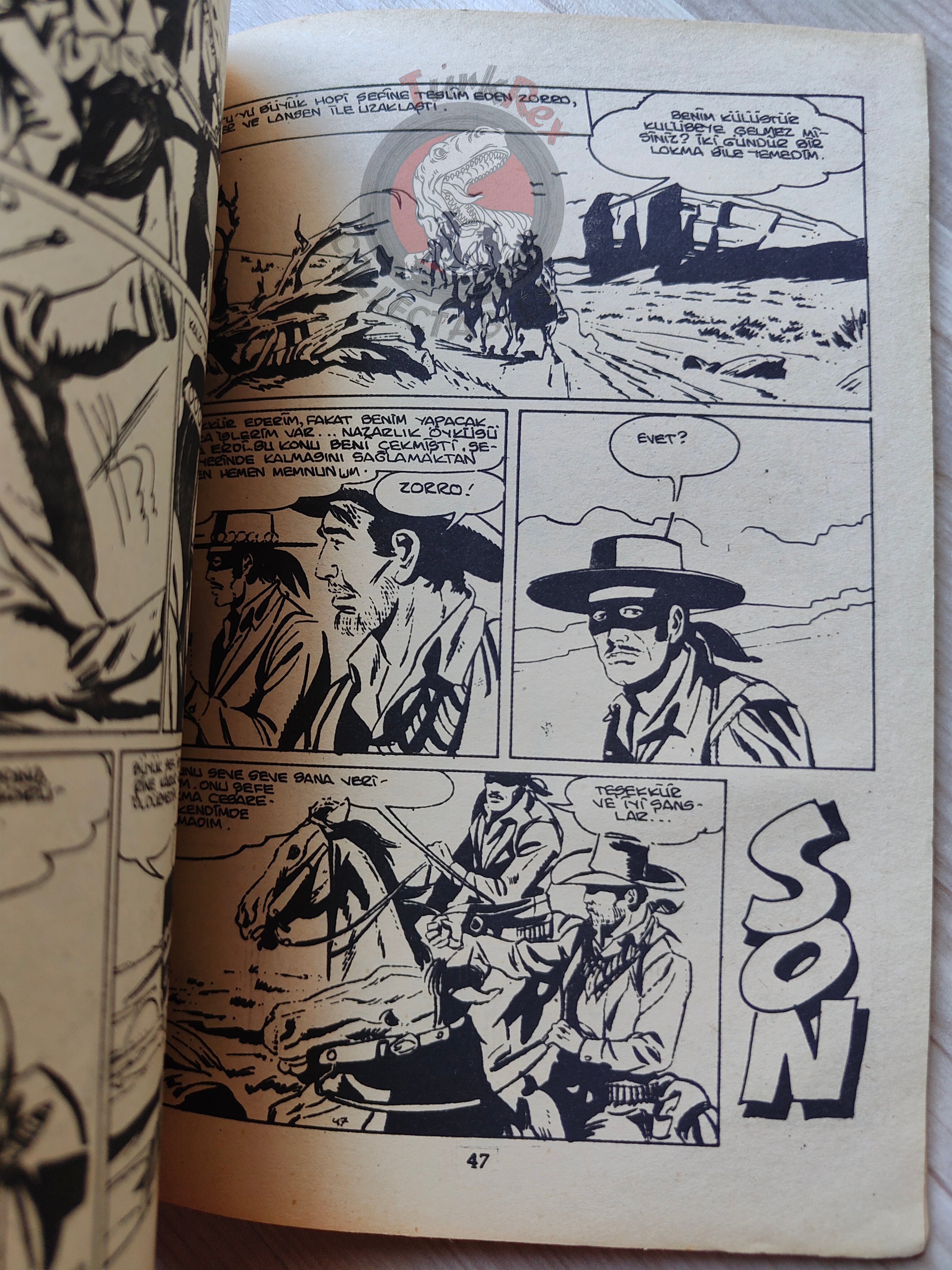 Zorro #9 1980s Turkish Comic Turkey Il Segno di Zorro The Katzenjammer Kids