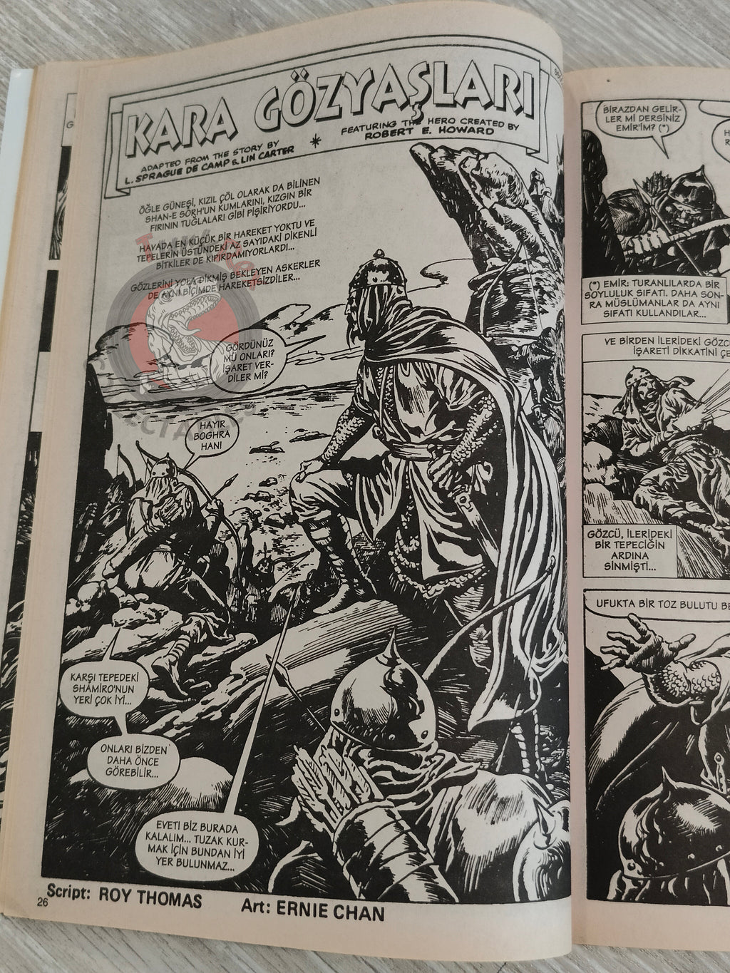 Conan #20 The Savage Sword of Conan #34 #35 Turkish Comic Turkey
