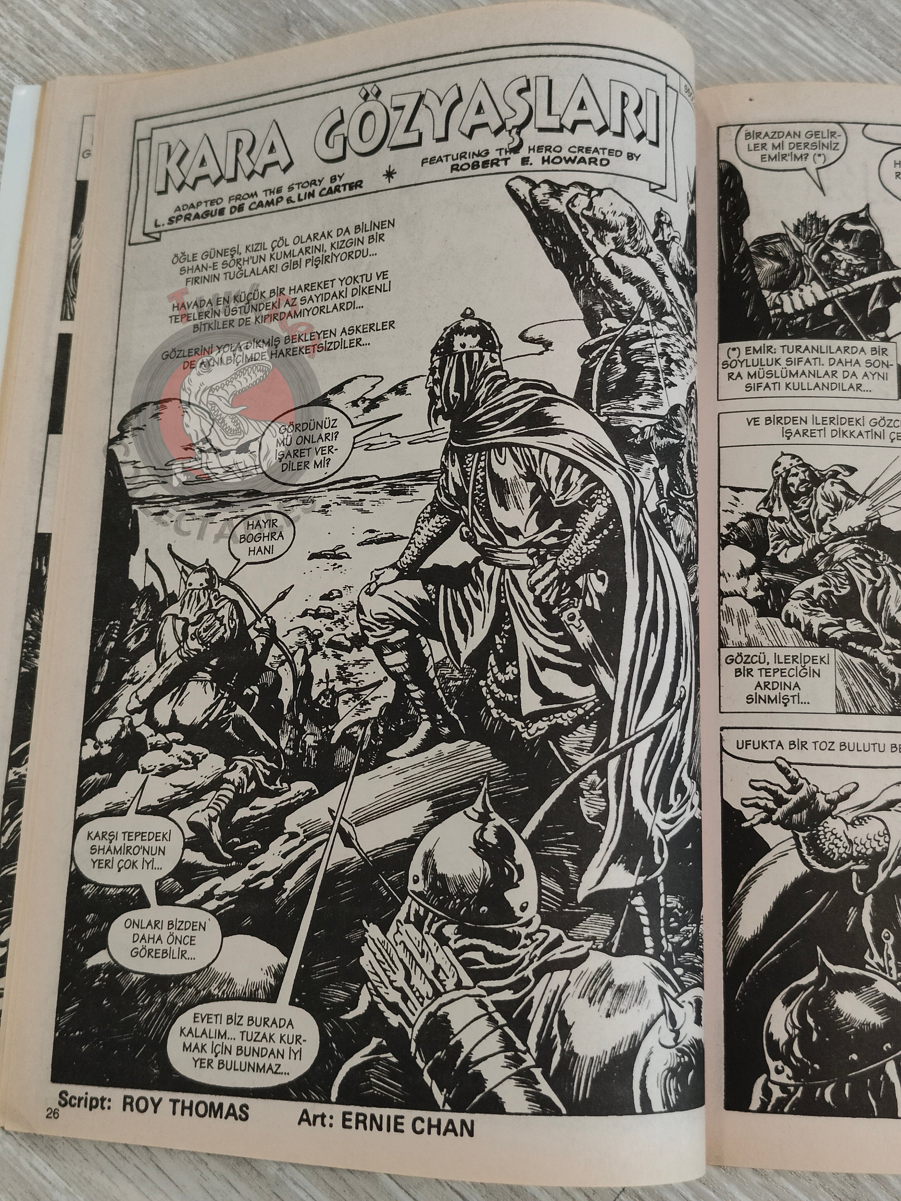 Conan #20 The Savage Sword of Conan #34 #35 Turkish Comic Turkey
