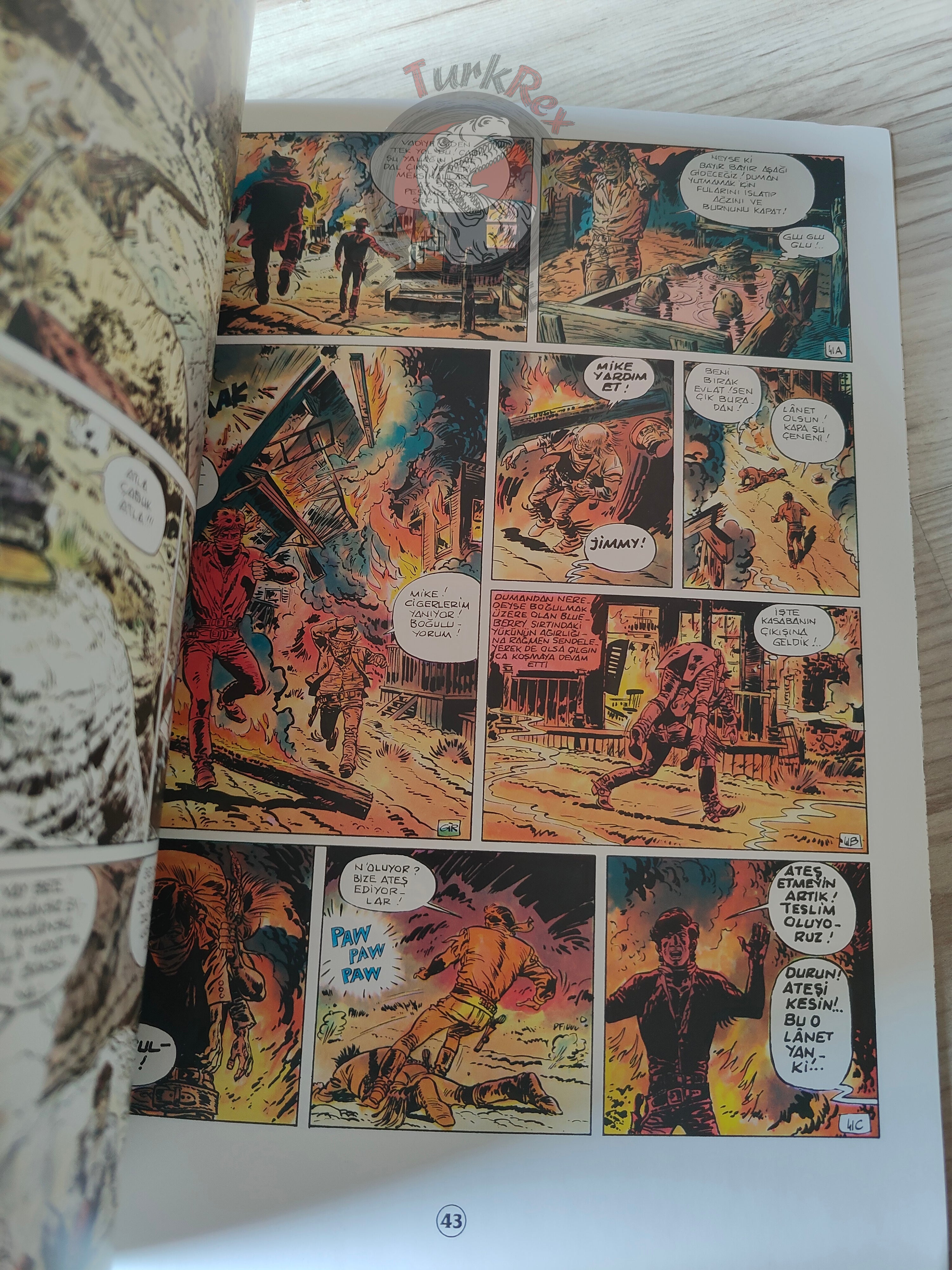 Blueberry #5 – Trail of the Navajo 2003 1st Edition Turkish Comic Turkey