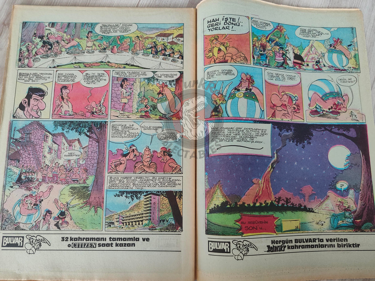 Asterix – Asterix in Corsica 1986 Turkish Edition Comic Turkey 2