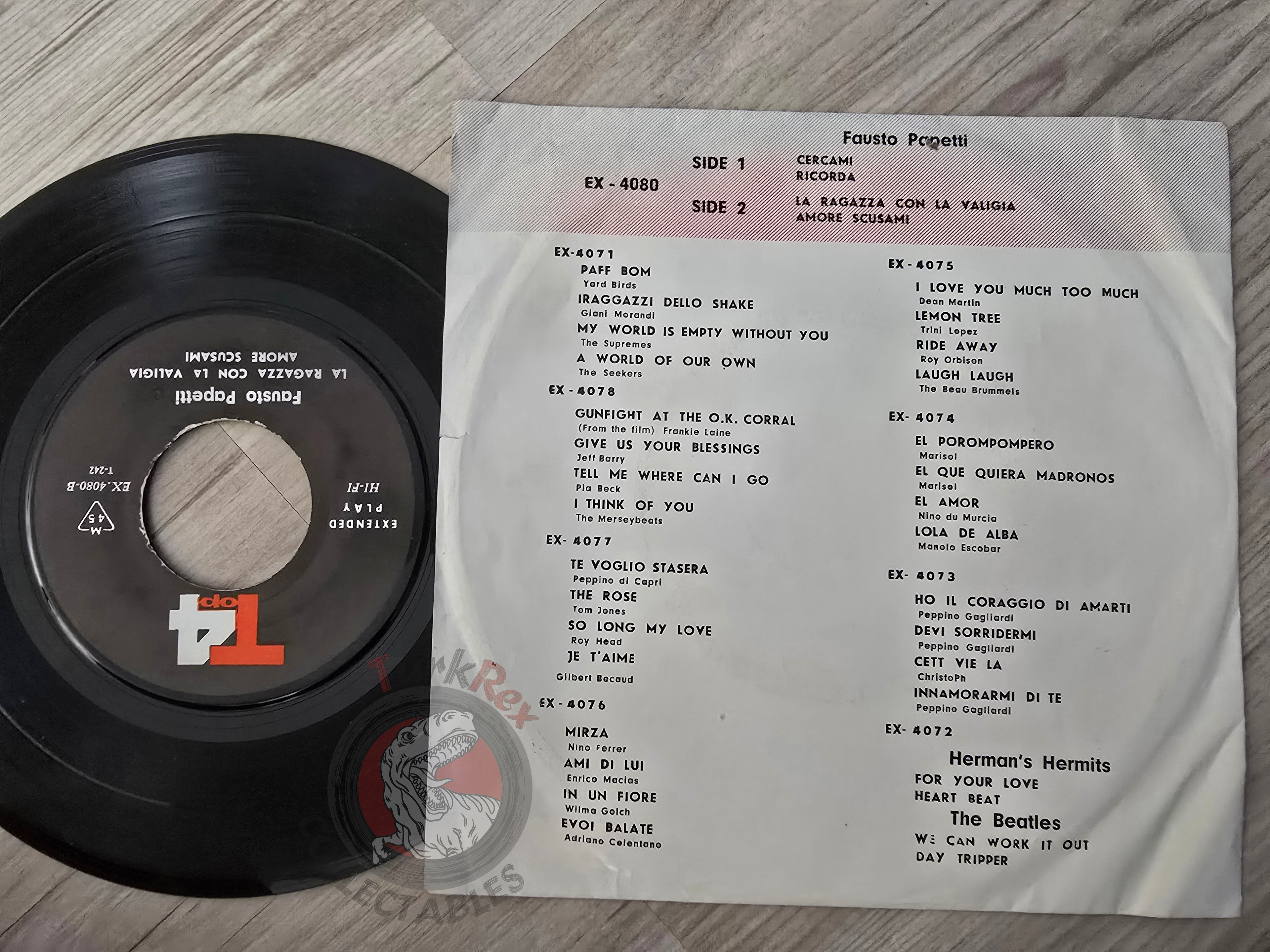 Fausto Papetti – Cercami 7" Iran Pressing Vinyl Iranian Edition 2