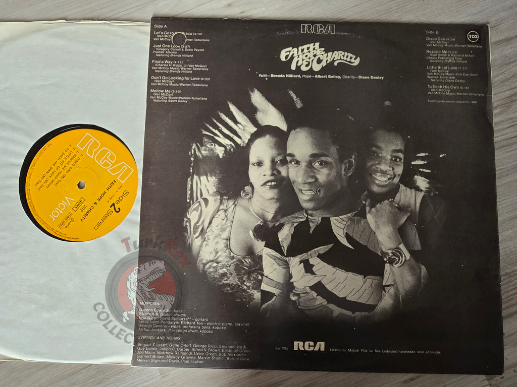 Faith, Hope & Charity – Faith, Hope & Charity Turkish Pressing Vinyl Turkey Edition