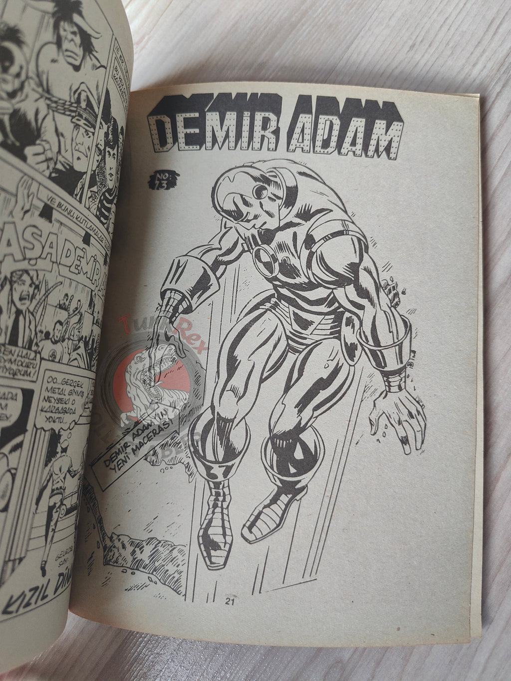 Iron Man #2 Demir Adam 1989 Turkish Comic Turkey #72 #73 #74 #75