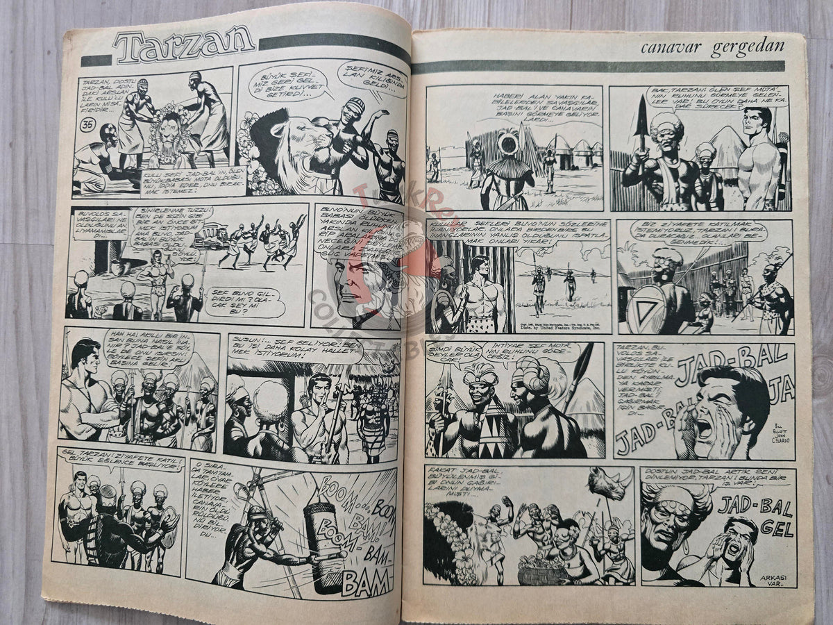 Doğan Kardeş 1971 Magazine #27 Turkish Comic Turkey Sinbad the Sailor Gulliver’s Travels Sibylline