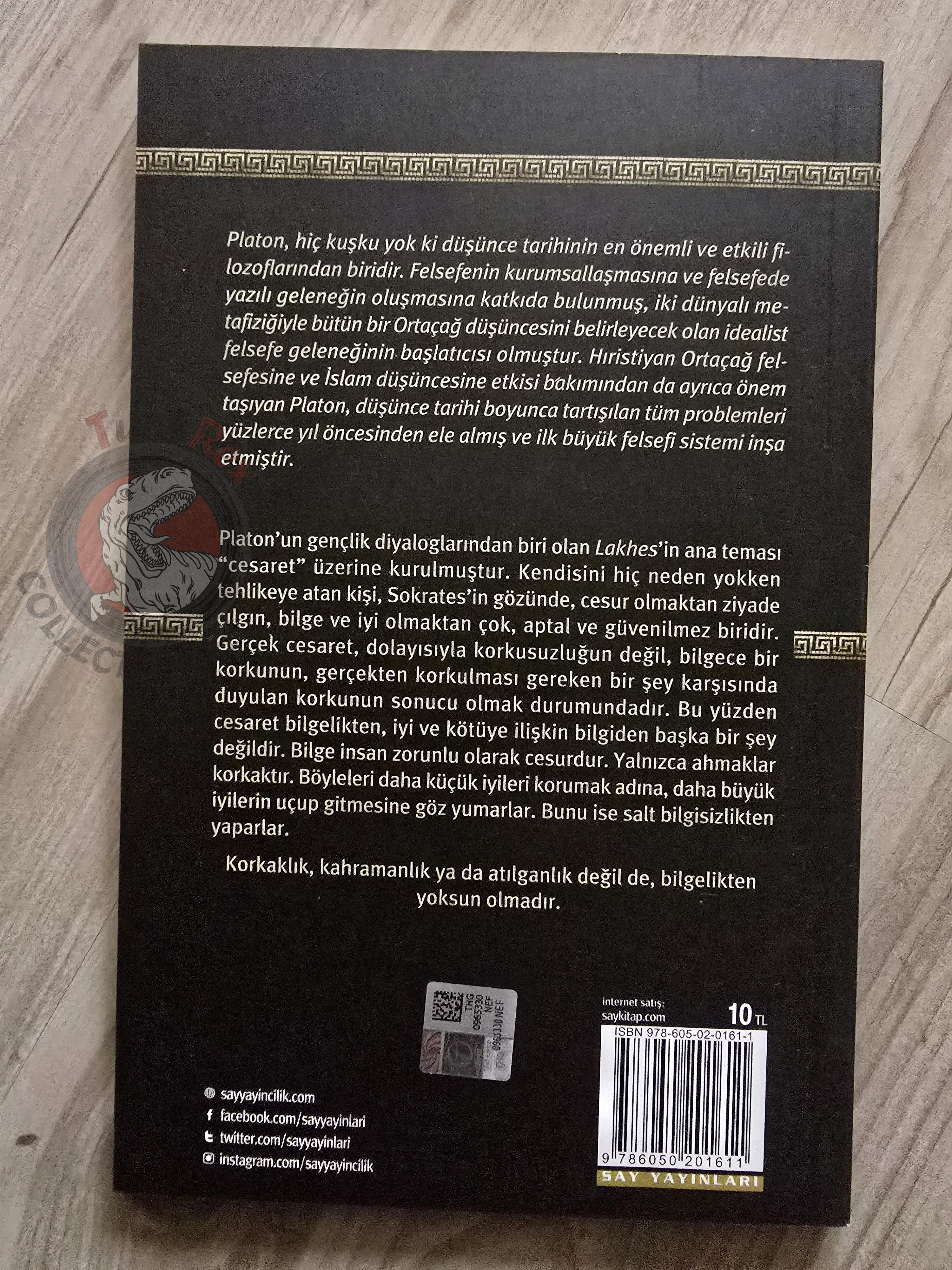 Plato – Laches, or Courage 2018 Turkish Book Turkey
