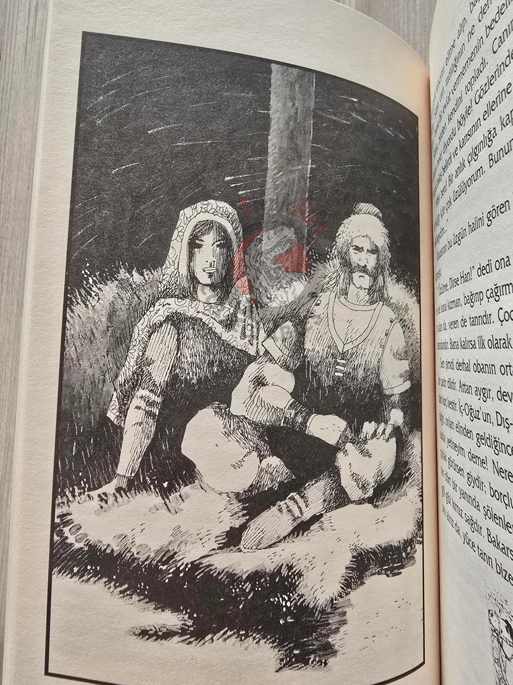 Book of Dede Korkut: Boğaç Han 2003 Turkish Book Turkey Illustrated by Turkish Artist
