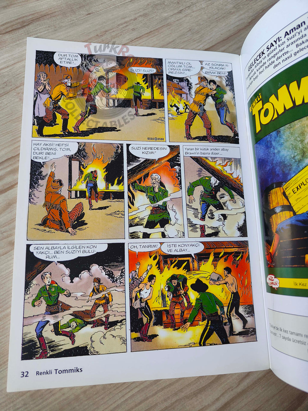 Capitan Miki #1 Il Ranger del Nevada Turkish Comic Turkey EsseGesse Colored