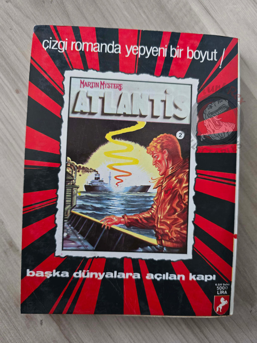 Martin Mystère #1 Gli uomini in Nero 80s Turkish Comic Turkey #1 #8