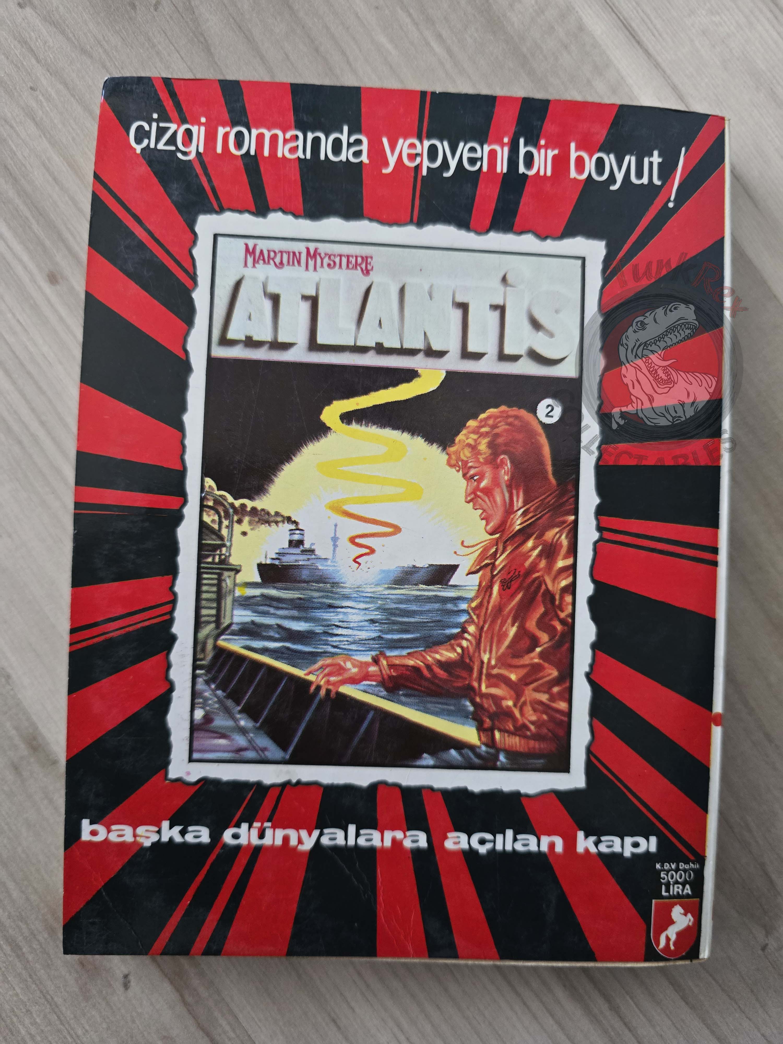 Martin Mystère #1 Gli uomini in Nero 80s Turkish Comic Turkey #1 #8