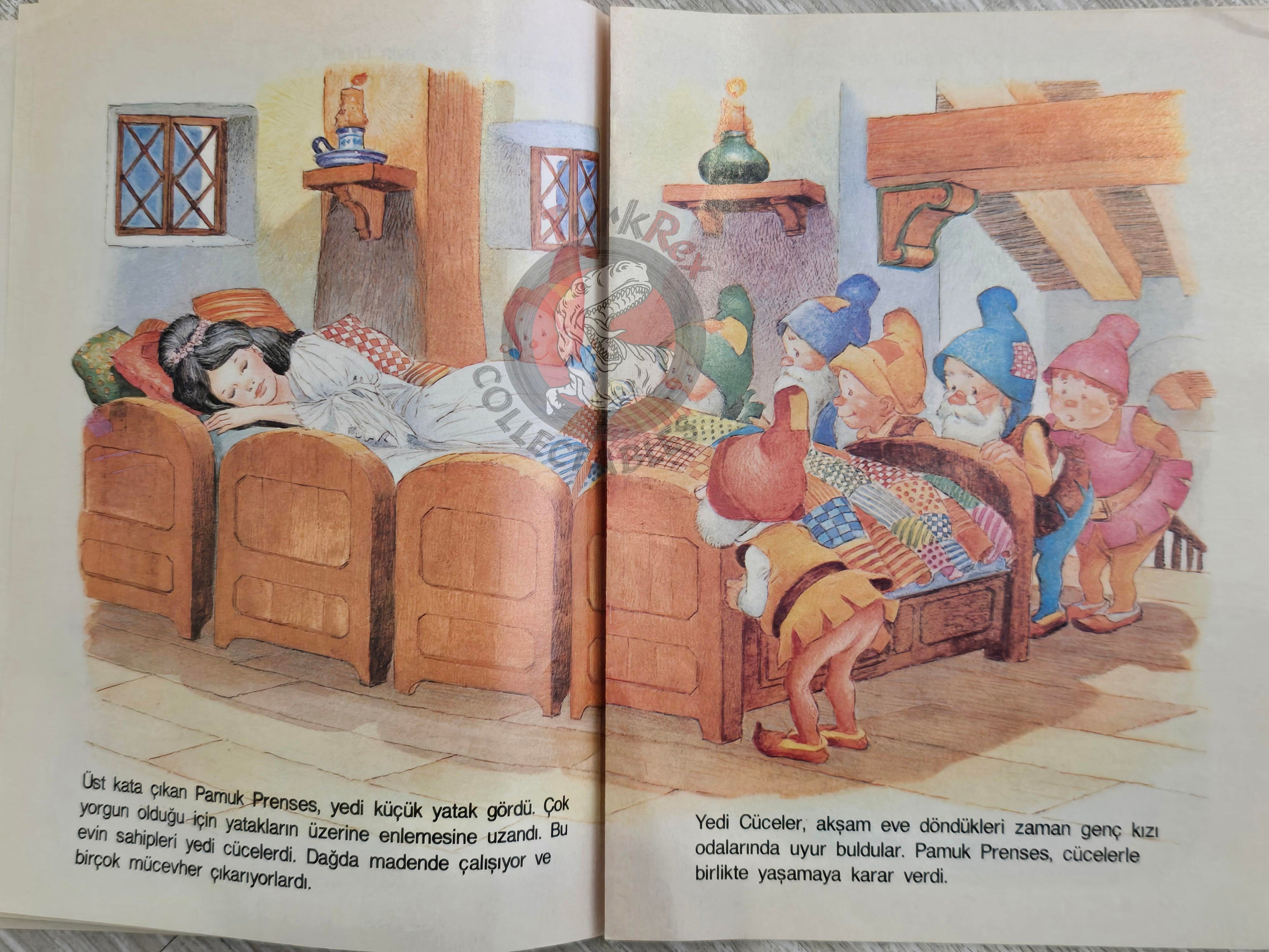 Grimm Brothers – Snow White and the Seven Dwarfs 1984 Turkish Book Turkey Illustrated