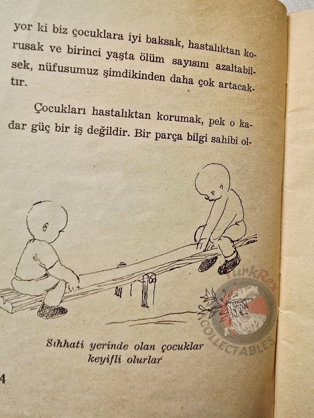 American Marshall Plan - Let's Protect Our Children from Diseases 1953 1st Turkish Book Turkey