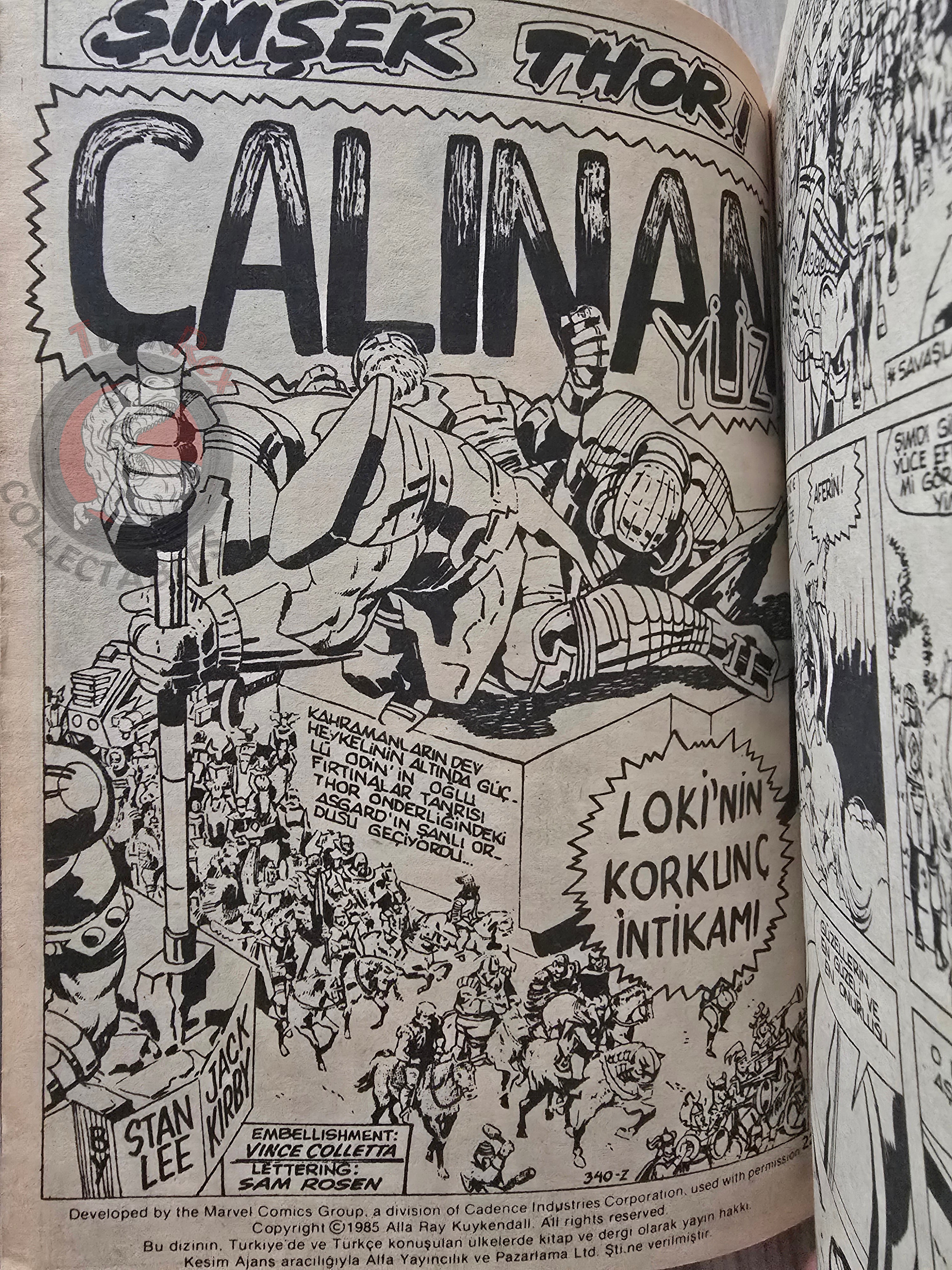 Thor Vol #1 1987 Turkish Comic Turkey The Mighty Thor #178–187 cover #183
