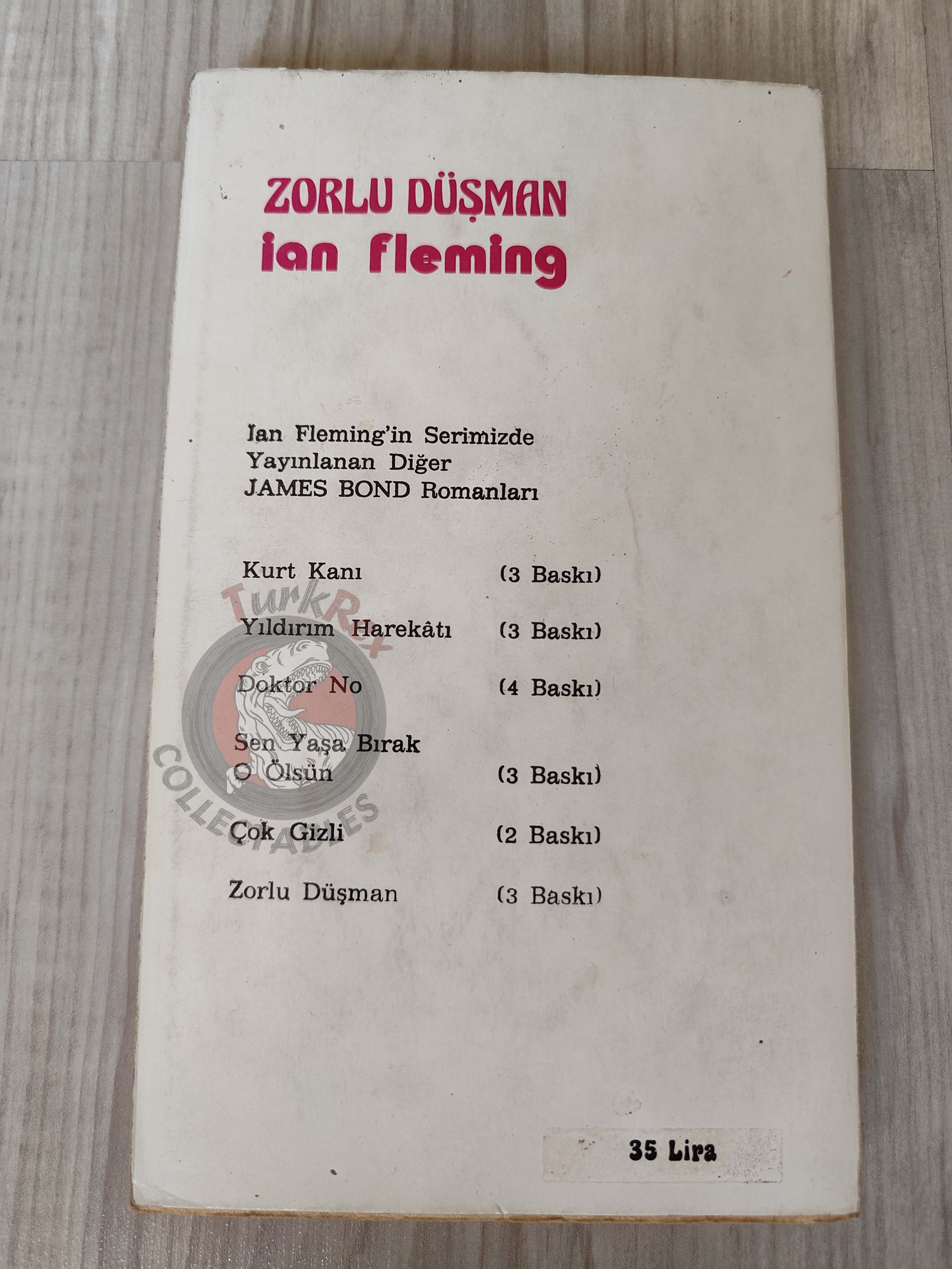 James Bond - The Octopussy 1978 Turkish Book Turkey Ian Fleming René Magritte