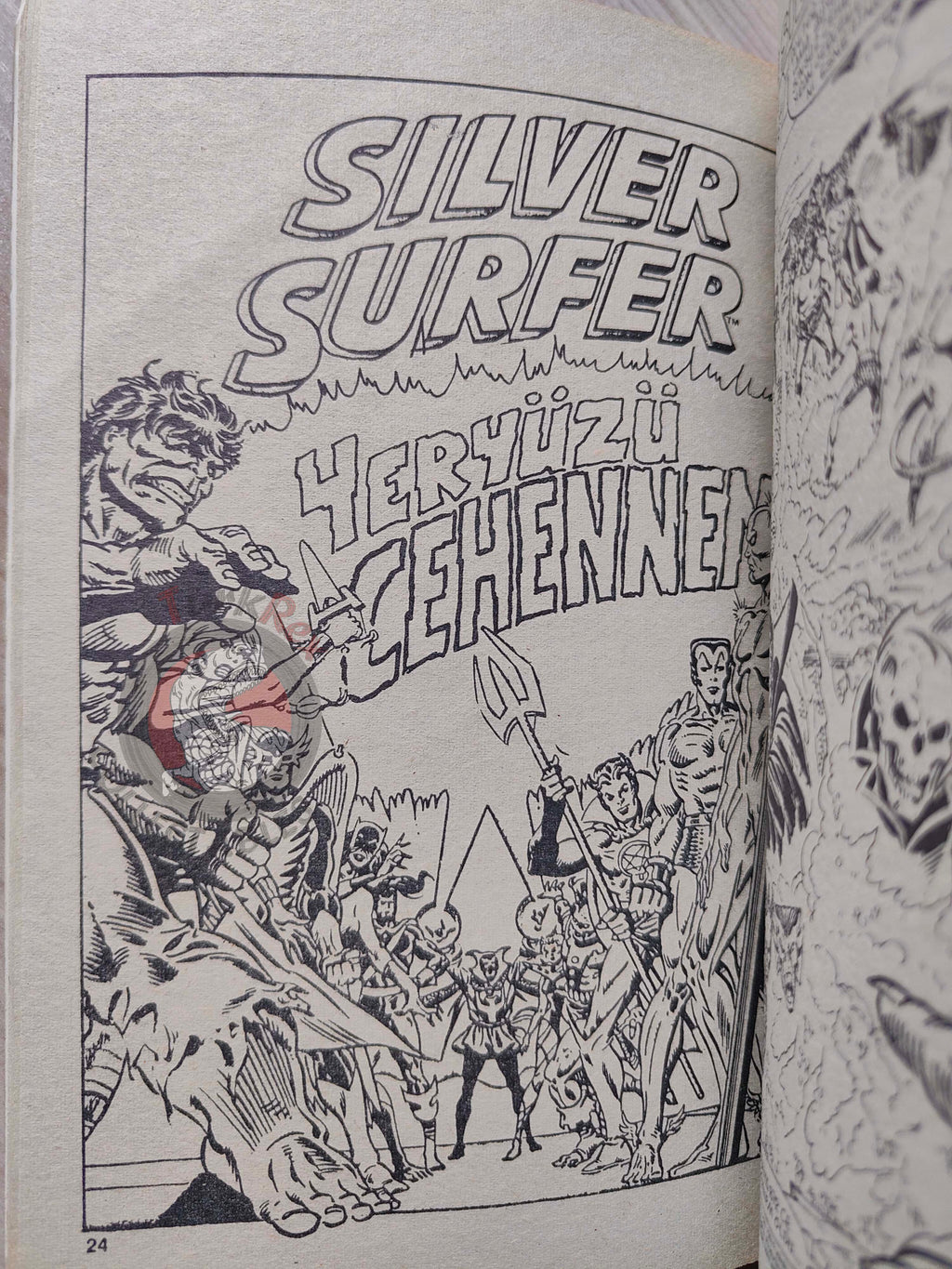 Silver Surfer #12 1988 Turkish Comic Turkey Defenders #99 #100 Hulk