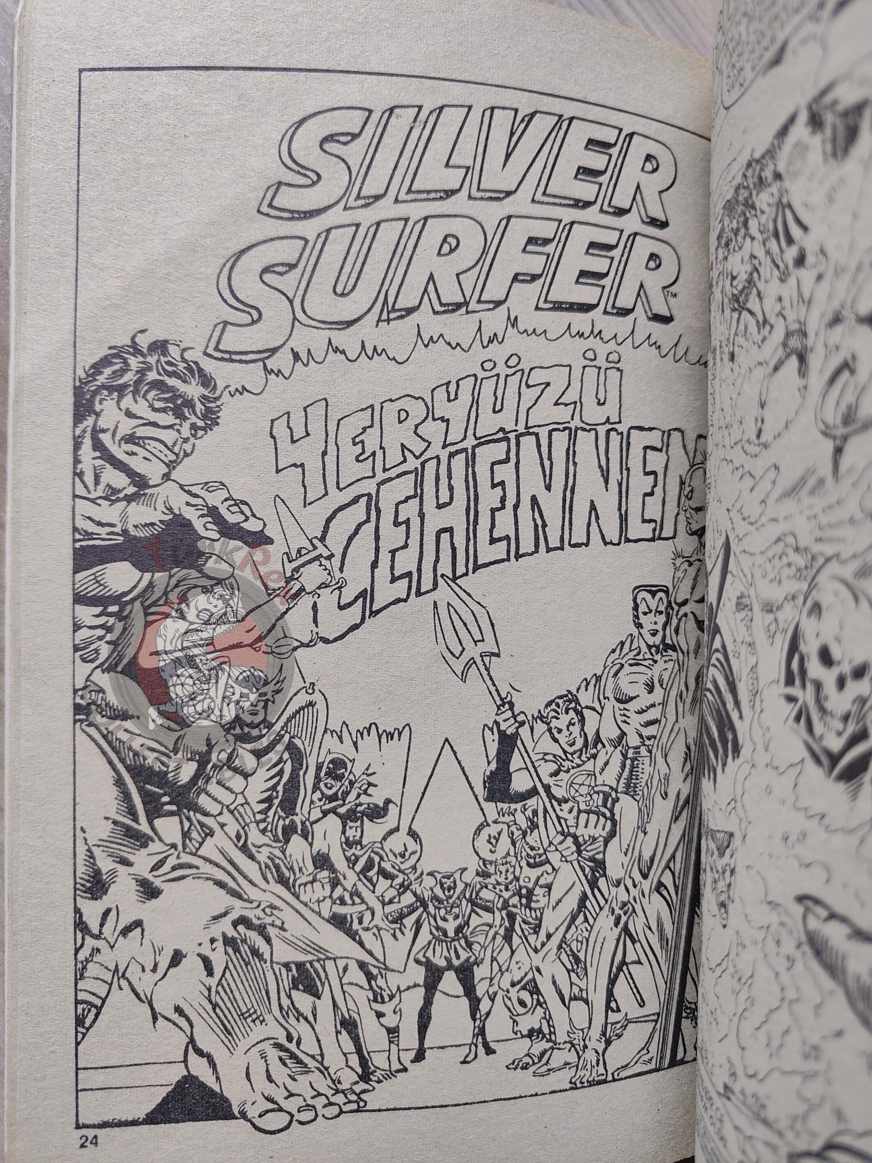 Silver Surfer #12 1988 Turkish Comic Turkey Defenders #99 #100 Hulk