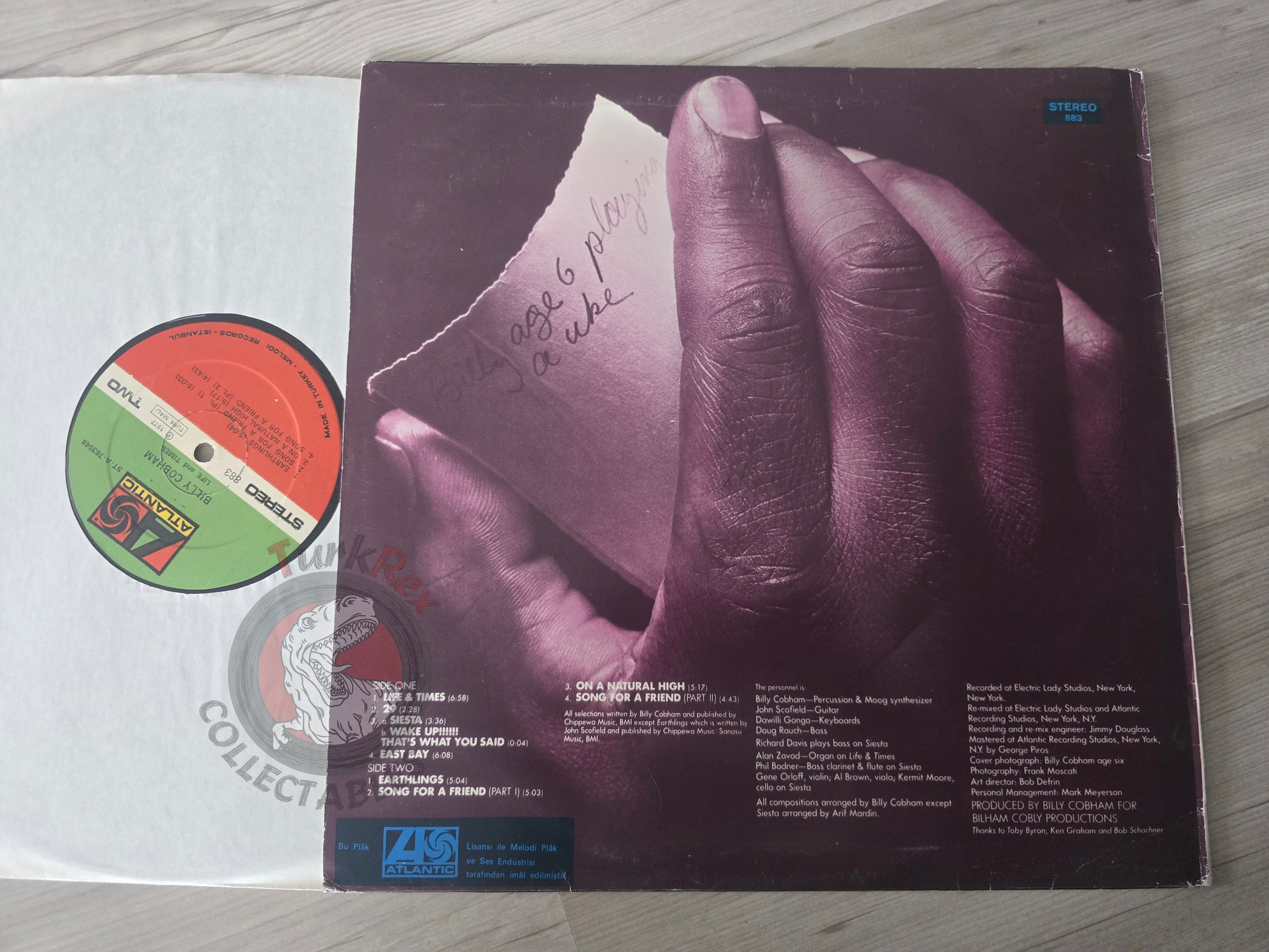 Billy Cobham – Life & Times Turkish Pressing Vinyl Turkey Edition