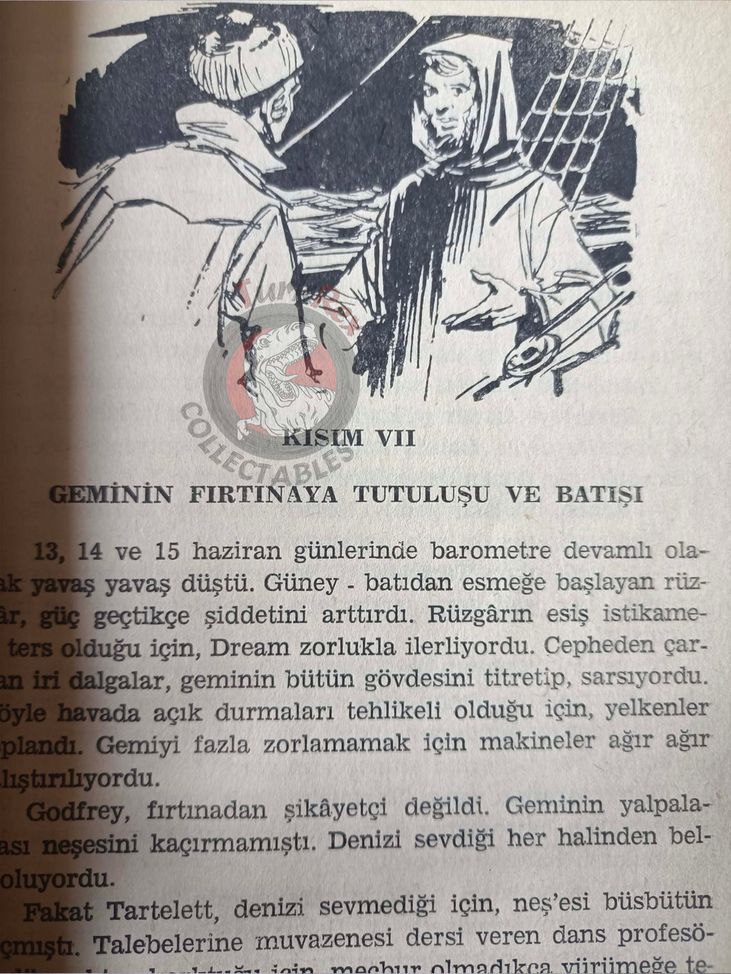 Jules Verne – Godfrey Morgan 1966 Turkish Book Turkey Illustrated