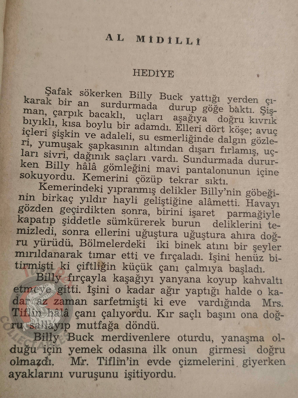 John Steinbeck – The Red Pony 1953 1st Turkish Book Turkey