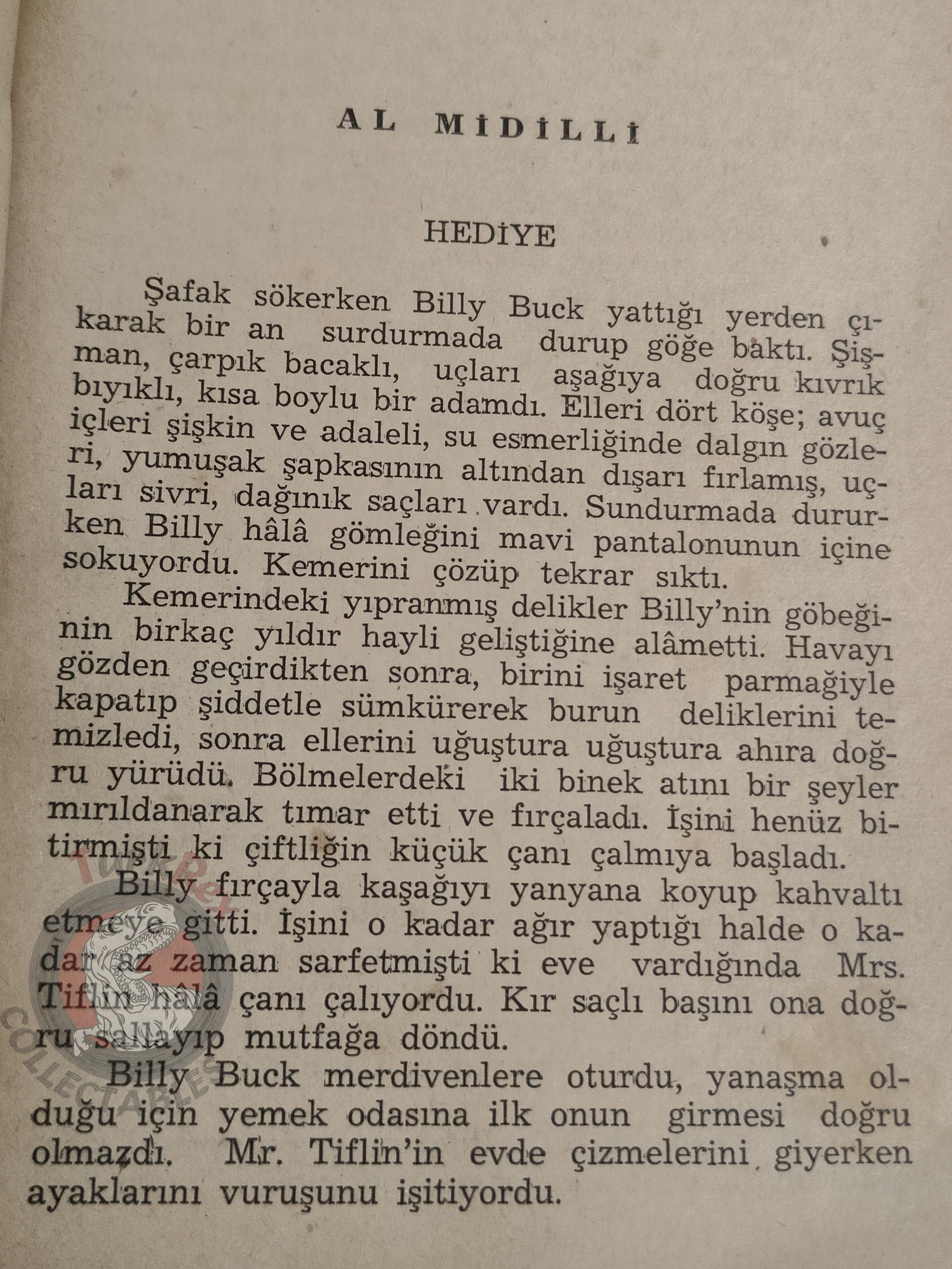 John Steinbeck – The Red Pony 1953 1st Turkish Book Turkey