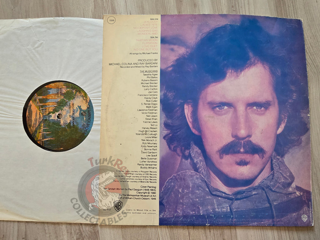 Michael Franks – Objects Of Desire Turkish Pressing Vinyl Turkey Edition