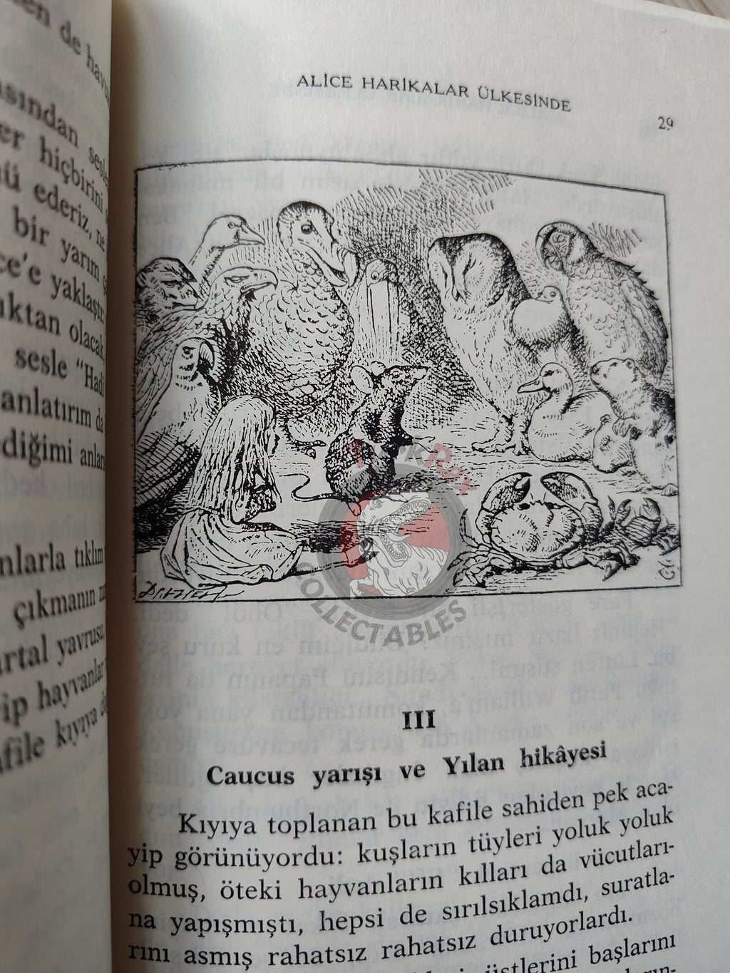 Lewis Carroll – Alice in Wonderland 1990 Turkish Book Turkey Illustrated John Tenniel