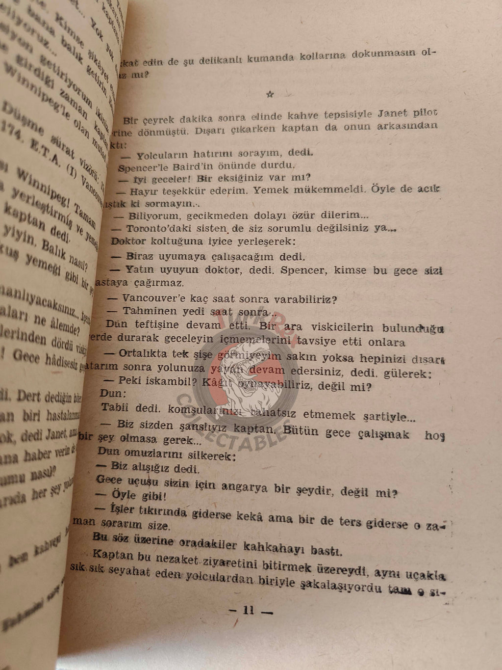 John Castle & Arthur Hailey – Flight Into Danger 1962 1st Turkish Book Turkey
