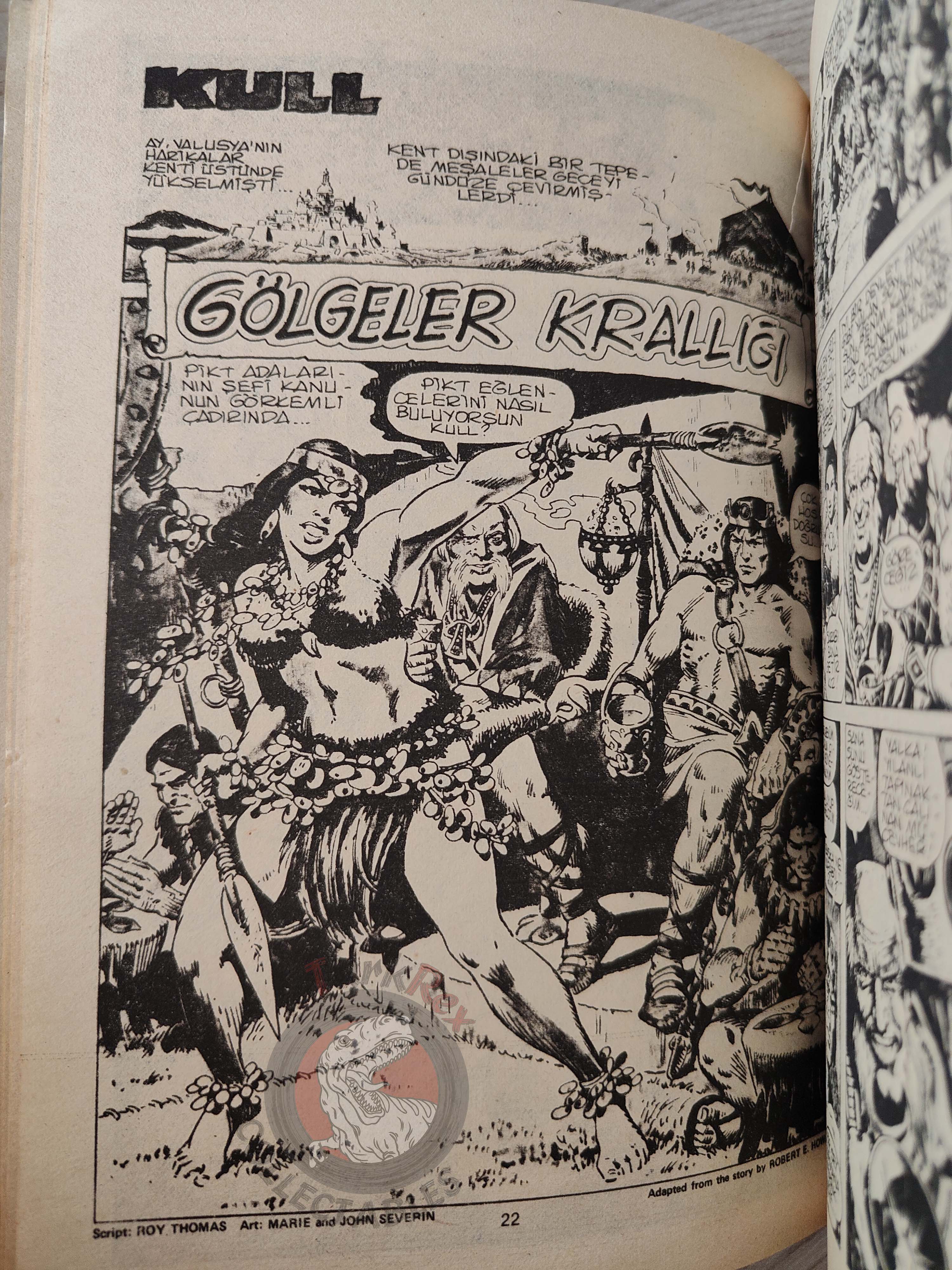Kull the Conqueror #1 1985 Turkish Comic Turkey #2 Bizarre Adventures #26 SSOC #55