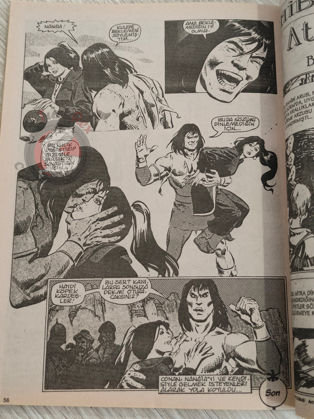 Conan #19 The Savage Sword of Conan #32 Turkish Comic Turkey