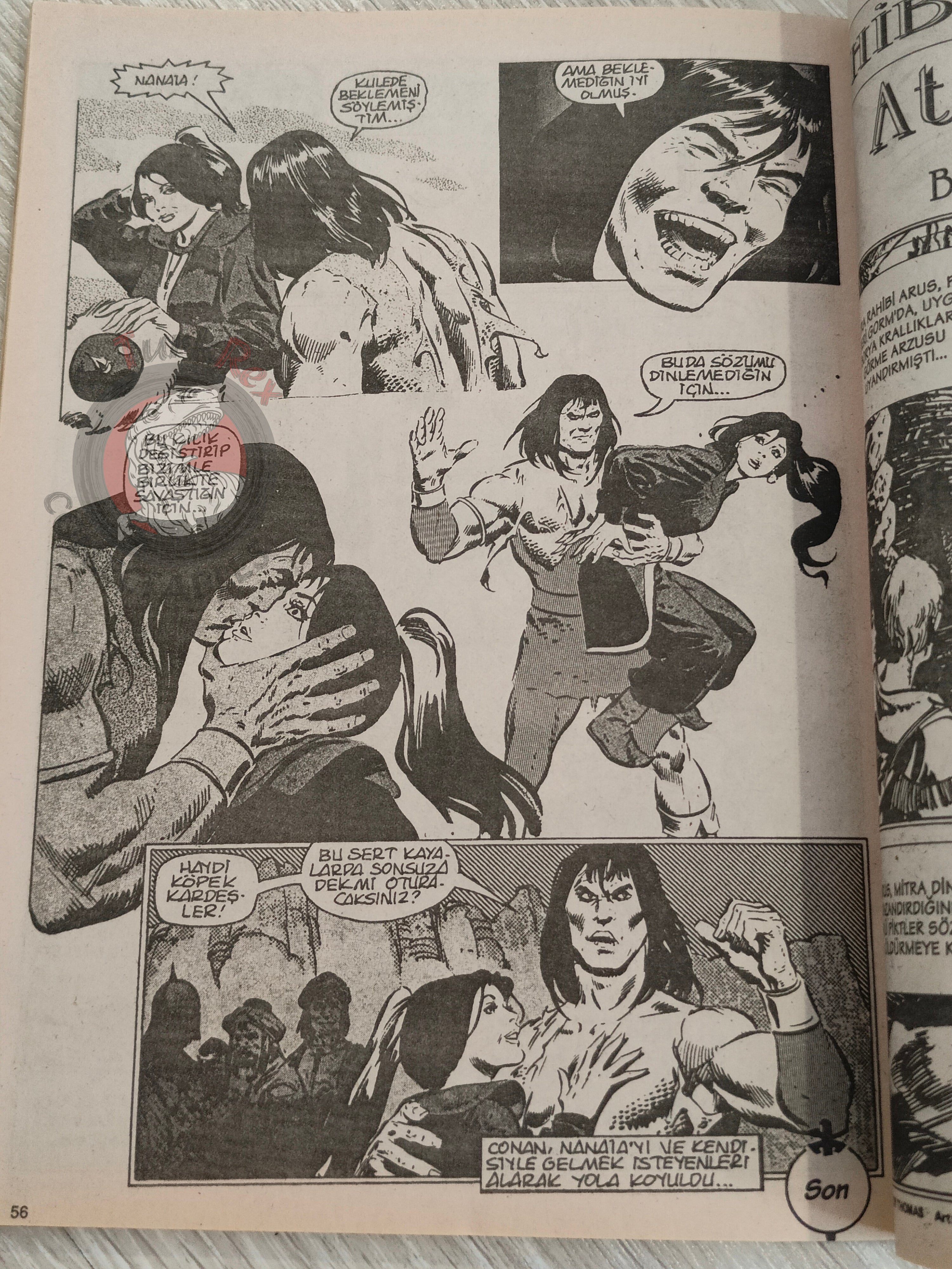 Conan #19 The Savage Sword of Conan #32 Turkish Comic Turkey