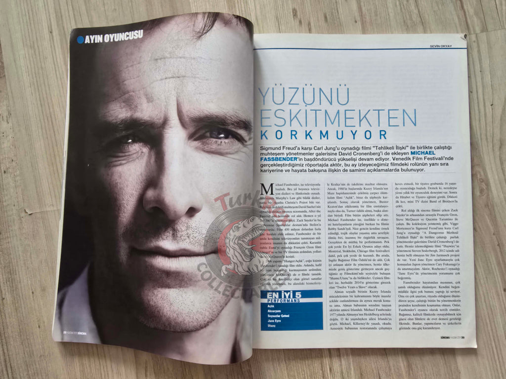 Sinema 2011 The Adventures of Tintin Turkish Mag Turkey The Twilight Saga Michael Fassbender