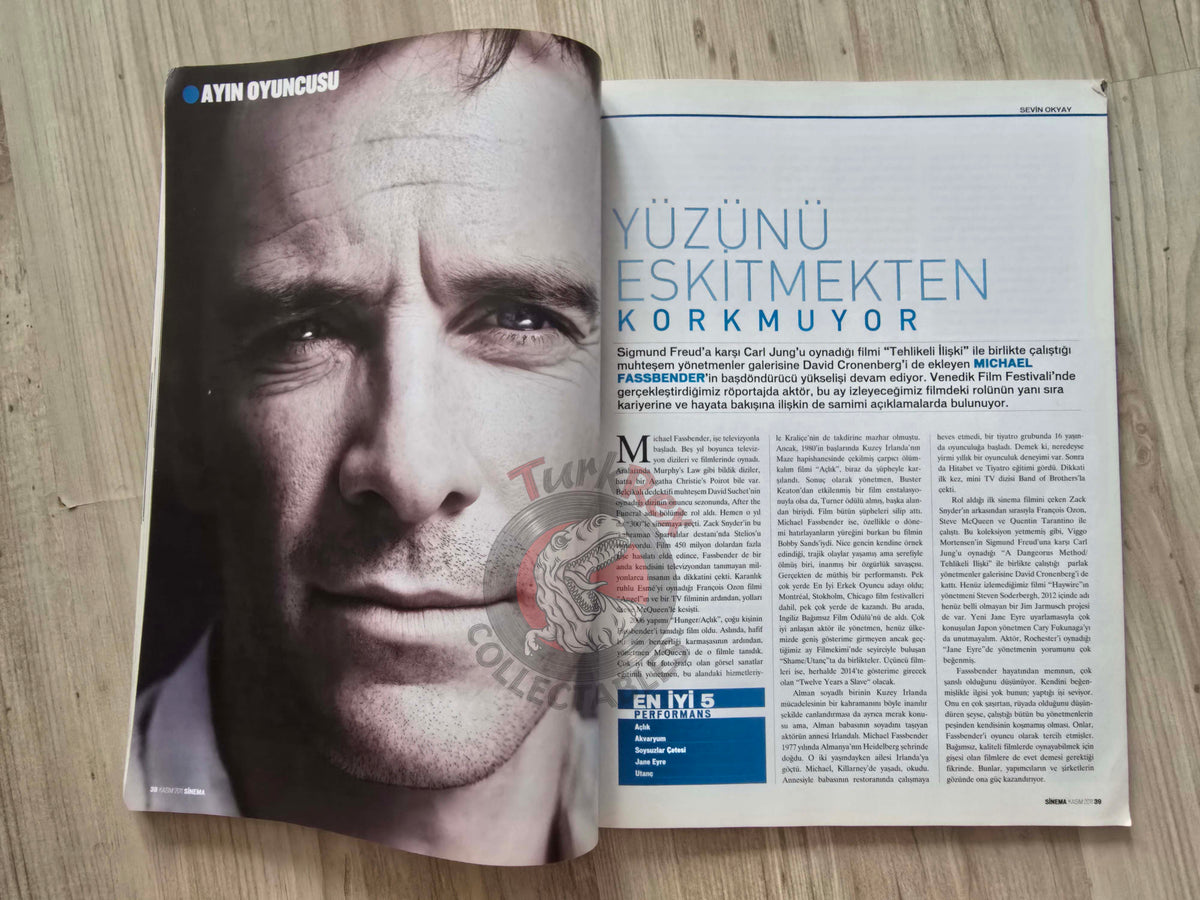 Sinema 2011 The Adventures of Tintin Turkish Mag Turkey The Twilight Saga Michael Fassbender