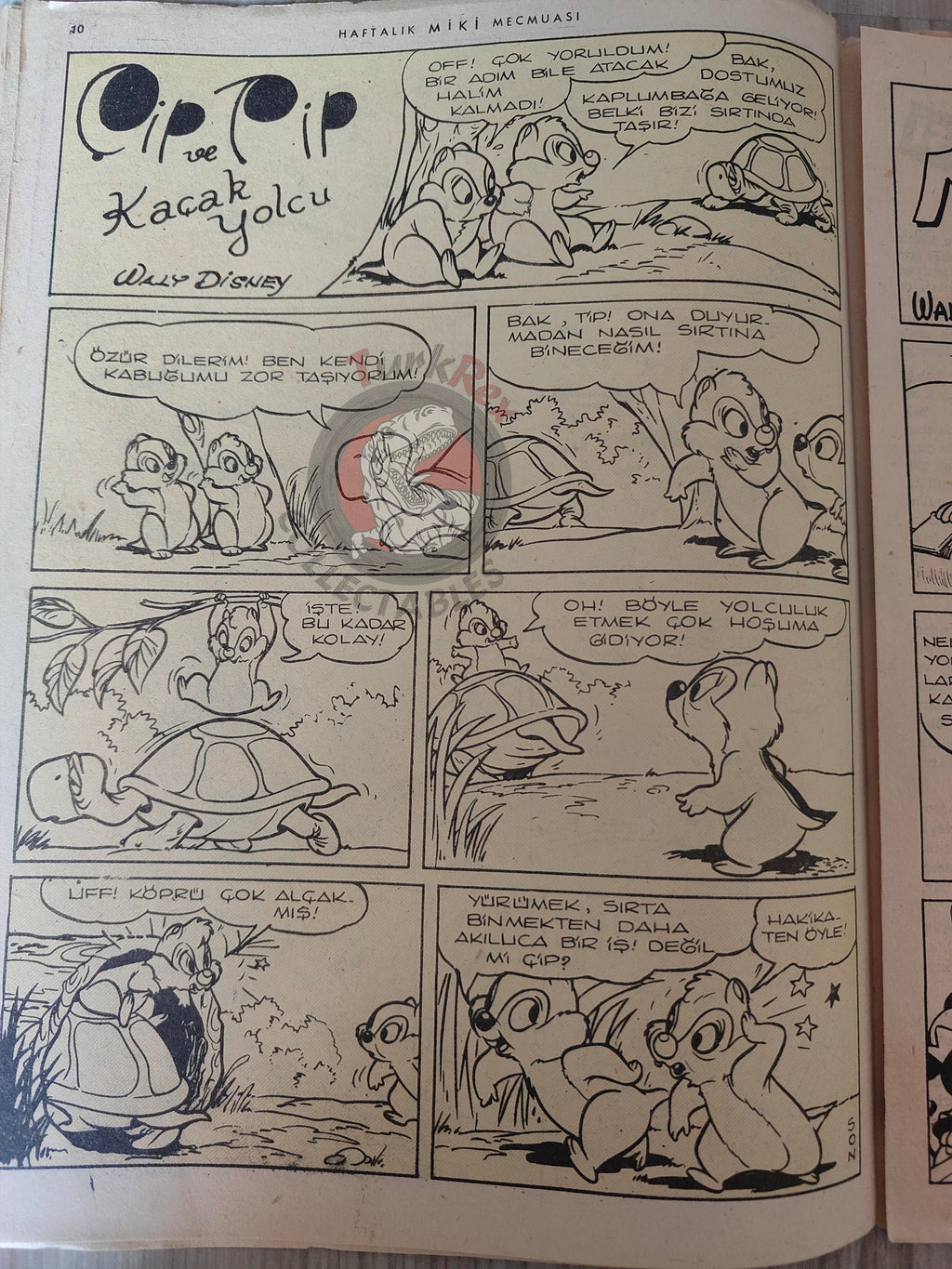Mickey Mouse Mag 1963 Turkish Comic Turkey Walt Disney Donald Duck Goofy