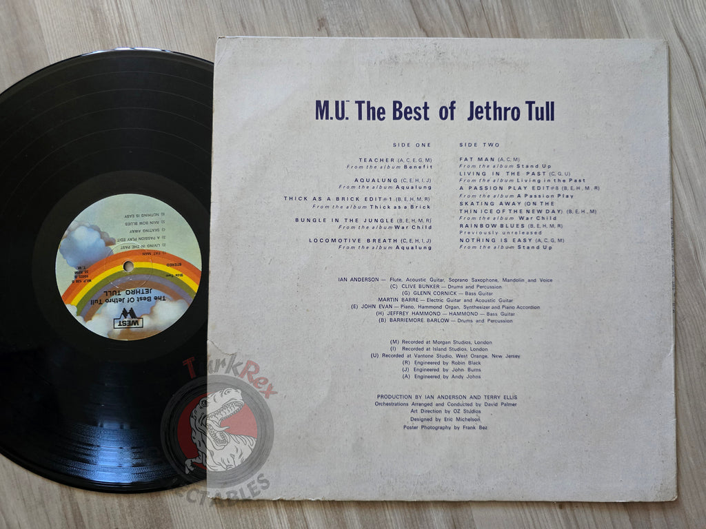 Jethro Tull – M.U. The Best of Jethro Tull Turkish Pressing Vinyl Turkey Edition