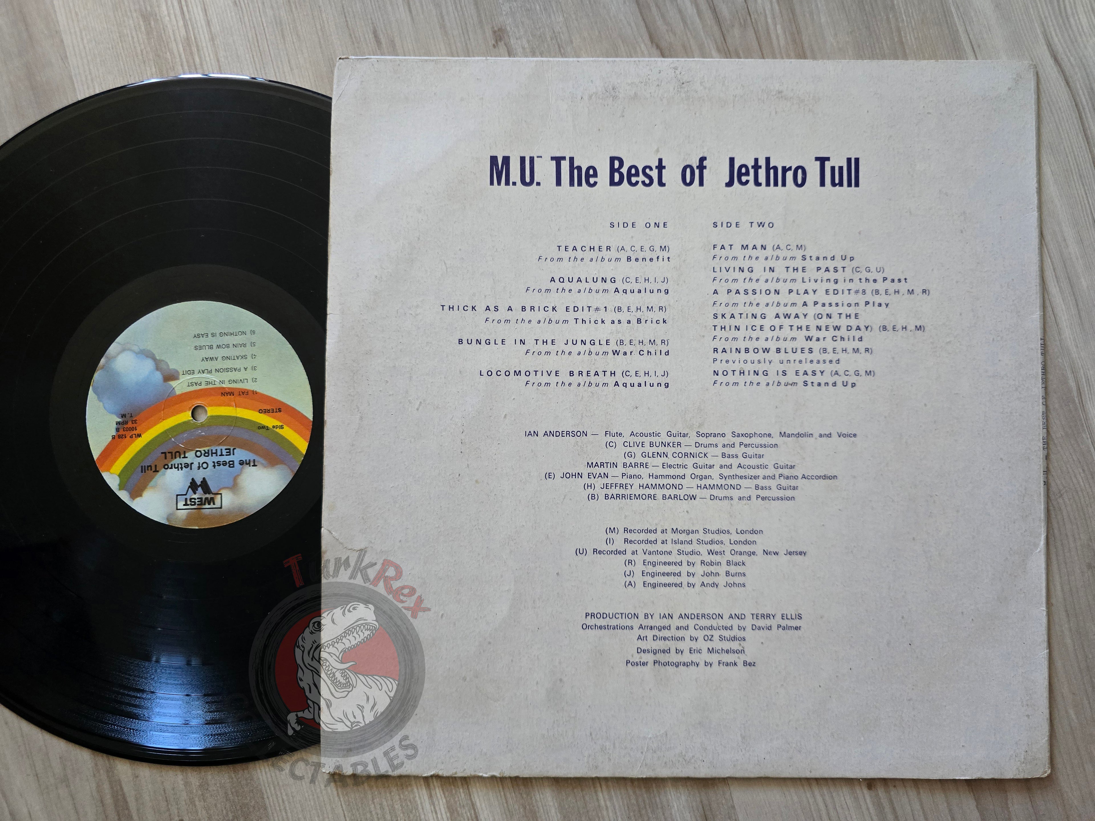 Jethro Tull – M.U. The Best of Jethro Tull Turkish Pressing Vinyl Turkey Edition