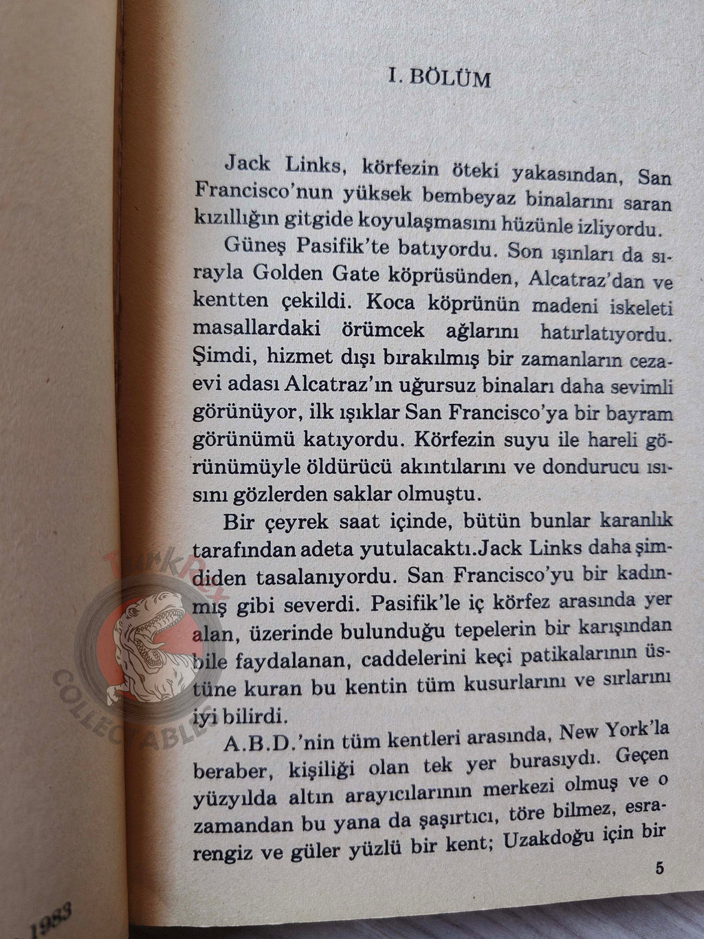 Gerard de Villiers – SAS Rendez-vous à San Francisco 1983 Turkish Book Turkey