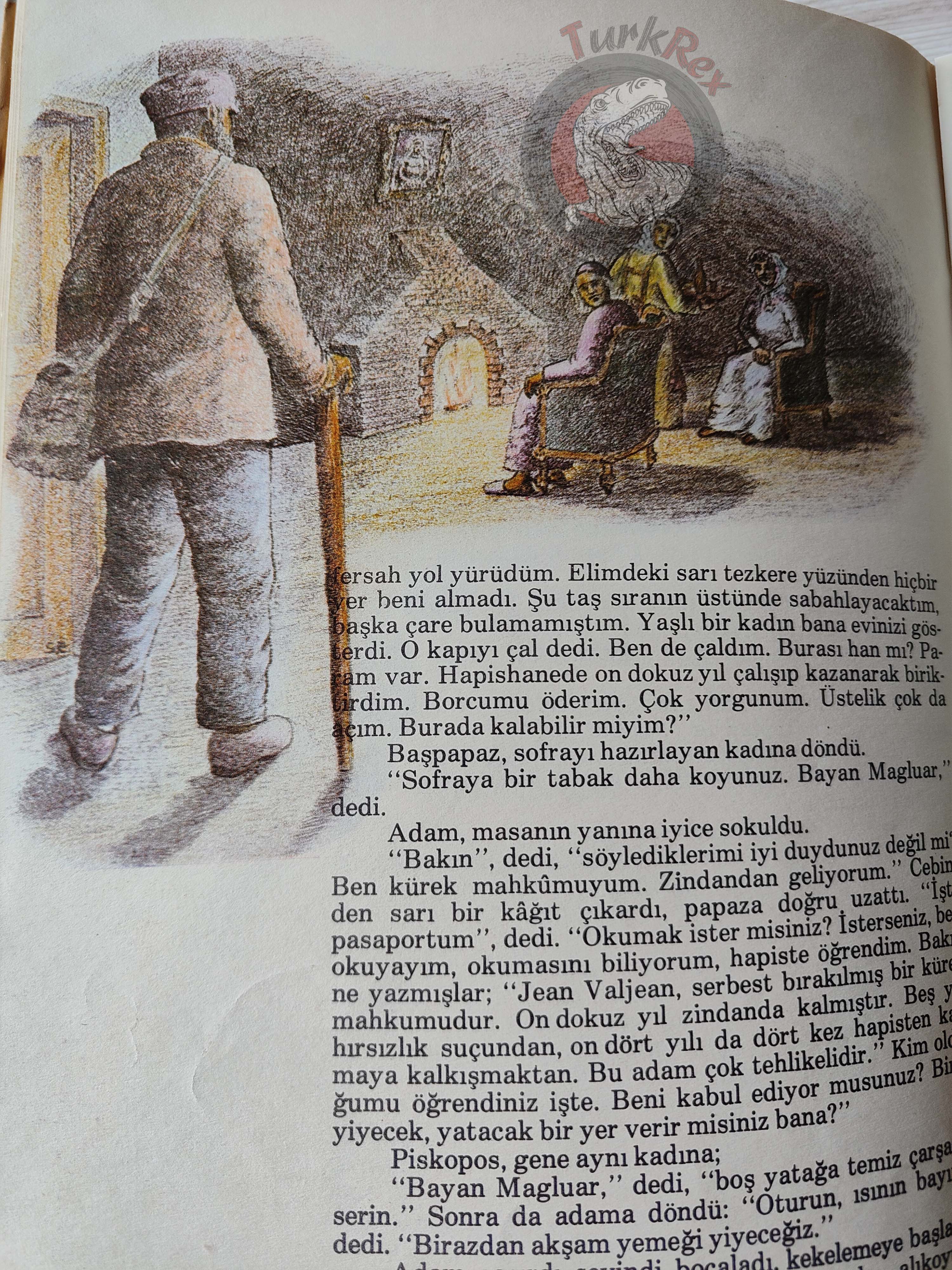 Victor Hugo – Les Misérables 1980s Illustrated Turkish Book Turkey