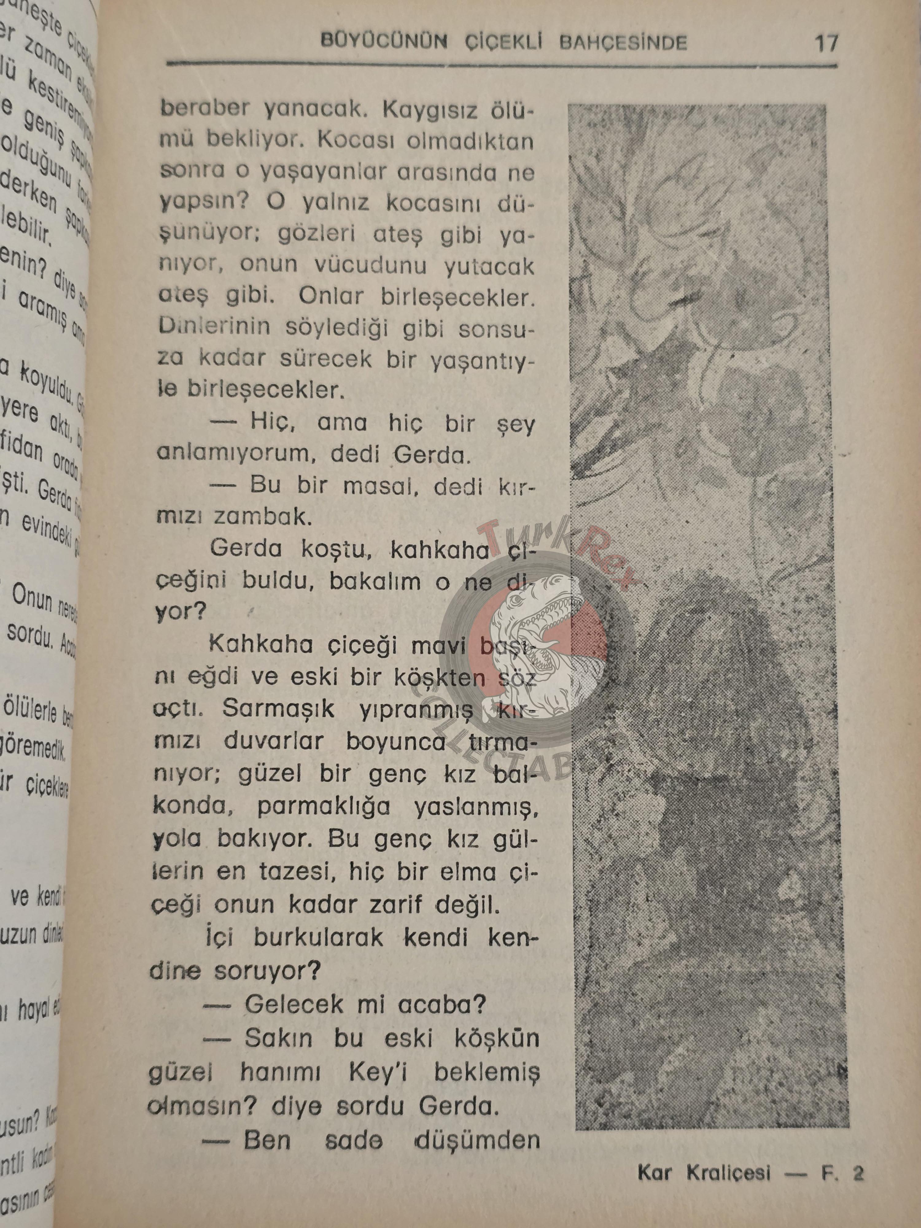 Hans Christian Andersen – The Snow Queen 1977 Turkish Book Turkey Illustrated
