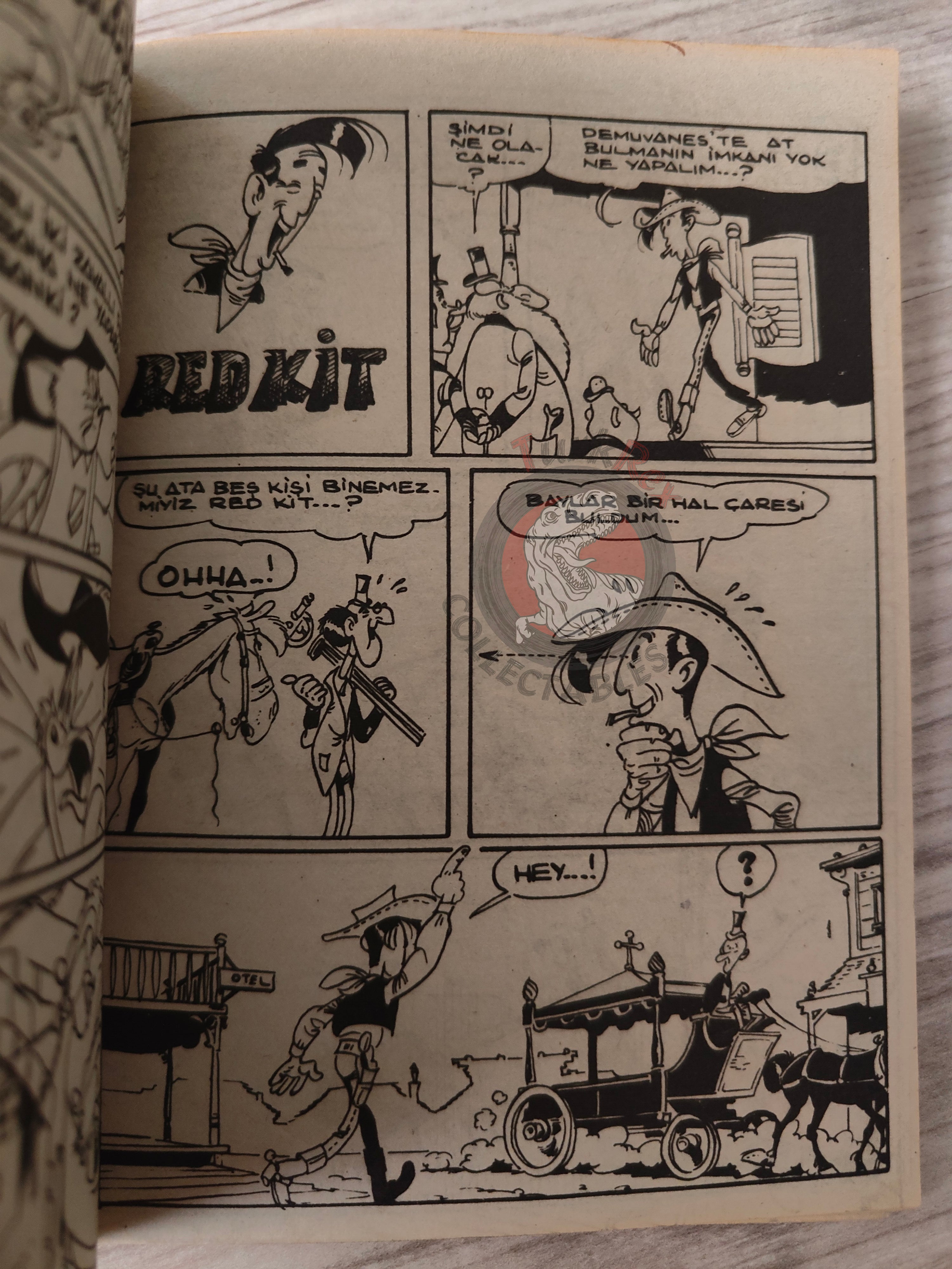 Lucky Luke #139 Les Collines noires 1986Turkish Comic Turkey