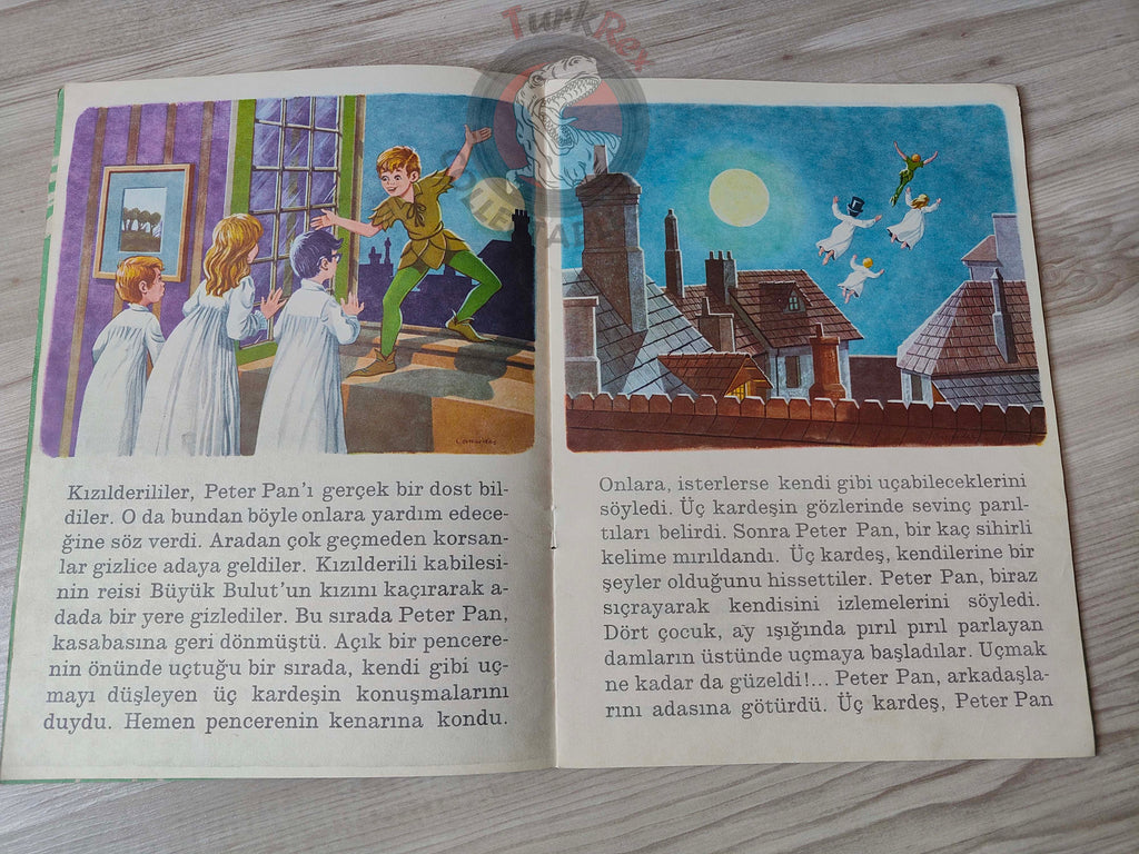 J. M. Barrie – Peter Pan 1979 Turkish Book Turkey Illustrated Giuseppe Malipiero