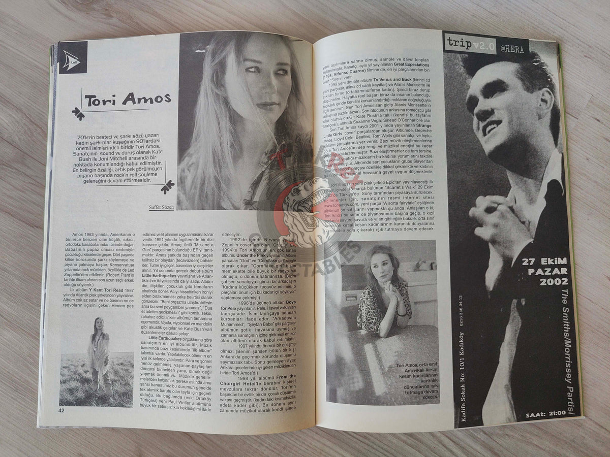 Lull 2002 Radiohead Turkish Mag Turkey Tori Amos Elvis Presley Hooverphonic