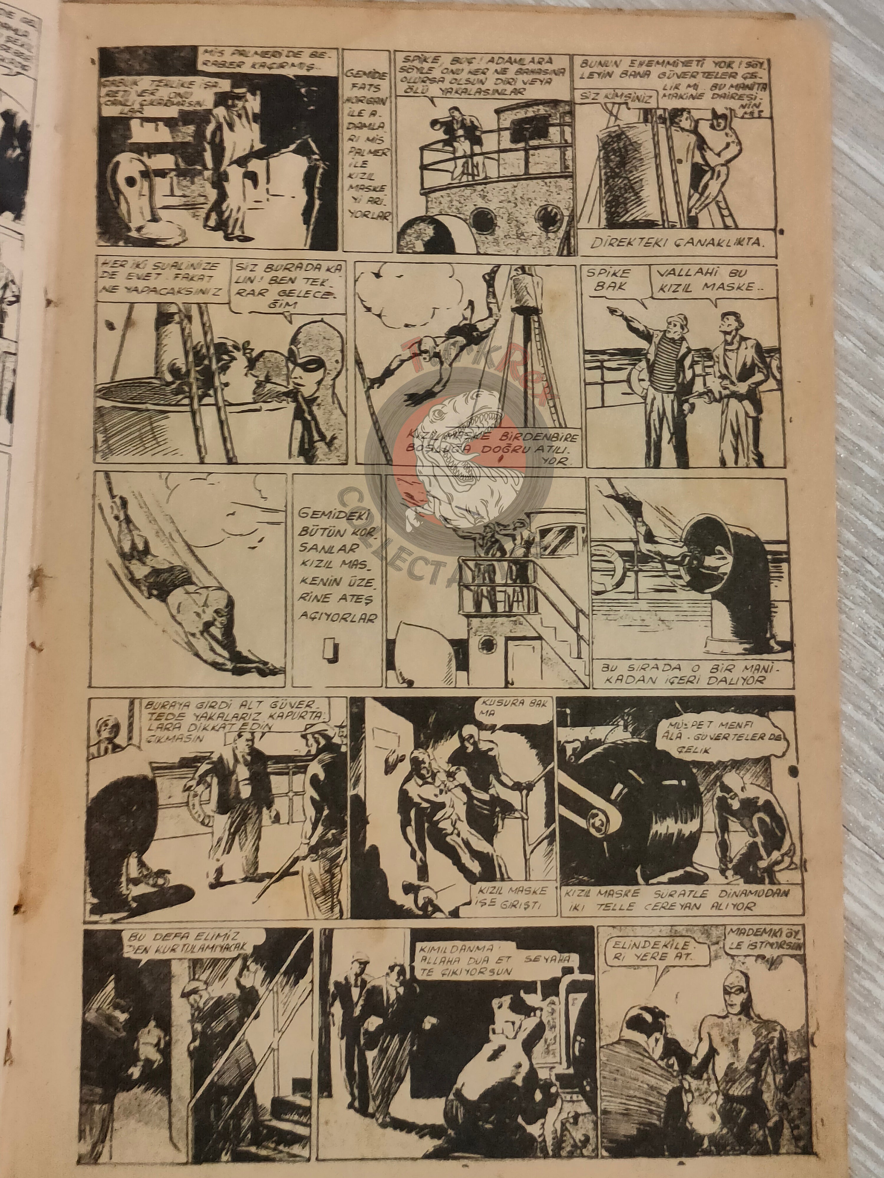 1001 Roman 1942 The Phantom - The Singh Brotherhood Turkish Comic Mag Turkey