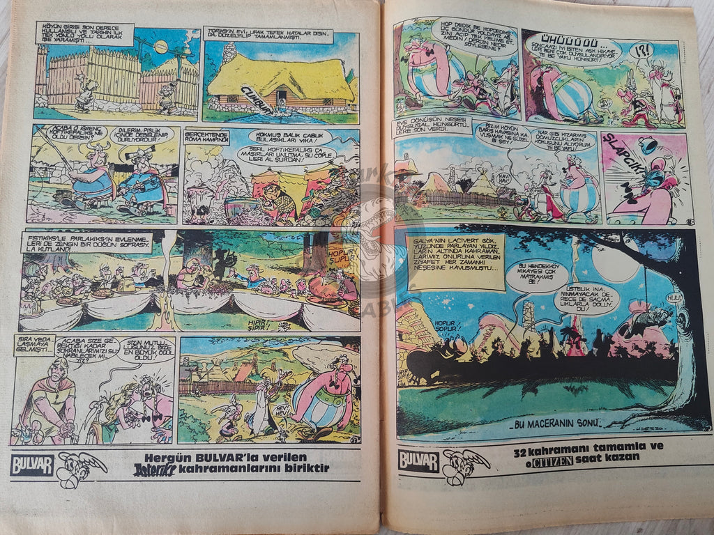 Asterix – Asterix and the Great Divide 1986 Turkish Edition Comic Turkey