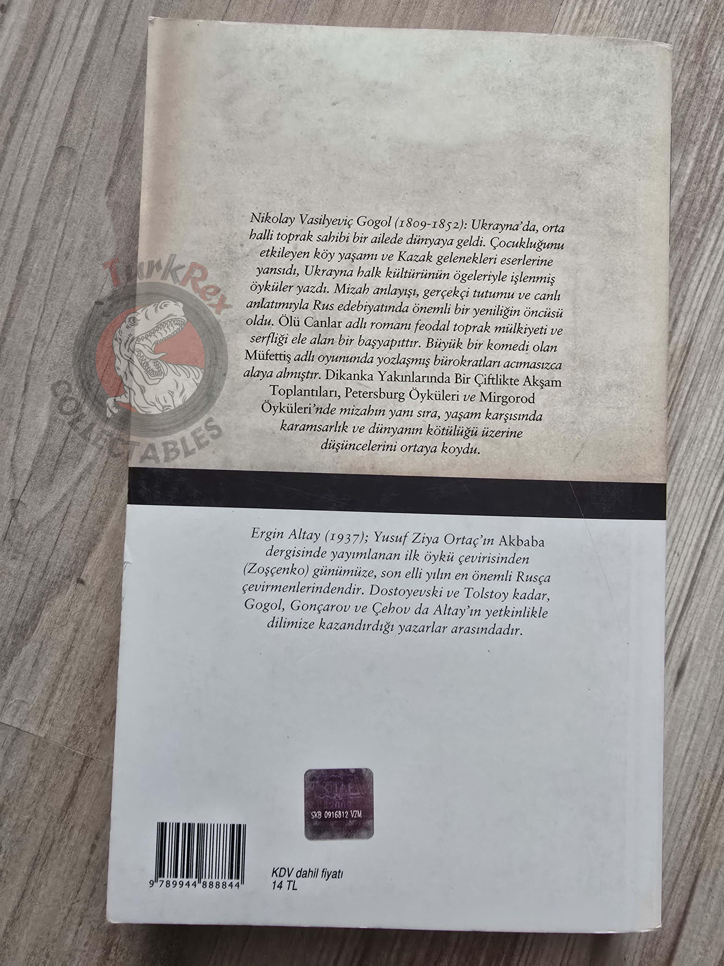 Nikolai Gogol – Taras Bulba: A Tale of the Cossacks 2010 Turkish Book Turkey