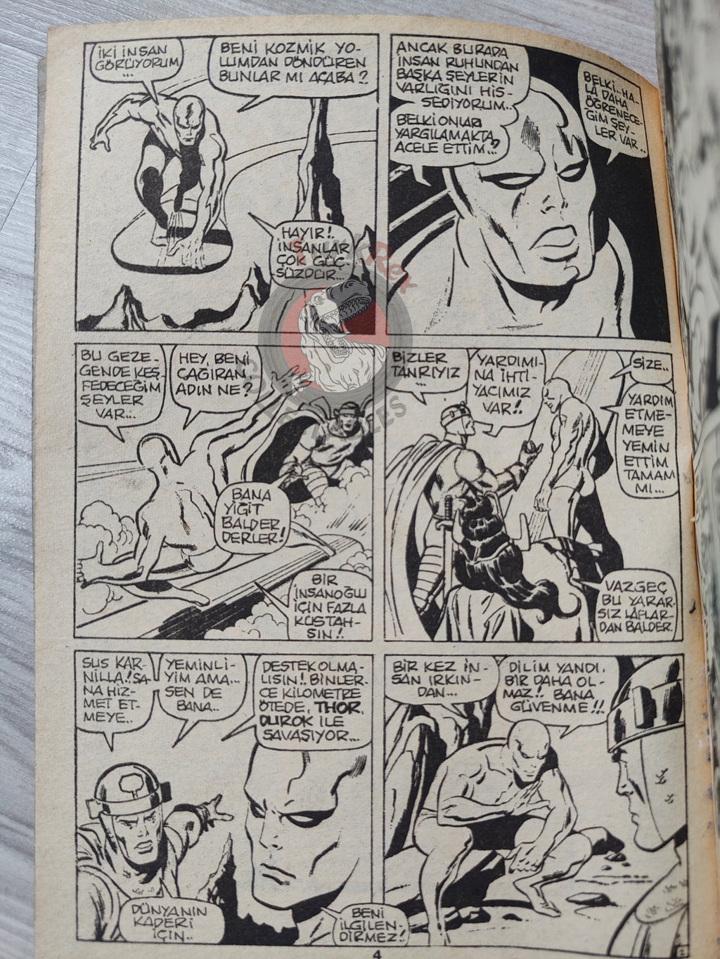 Thor #4 1985 Turkish Comic Turkey The Mighty Thor #193–196 Silver Surfer