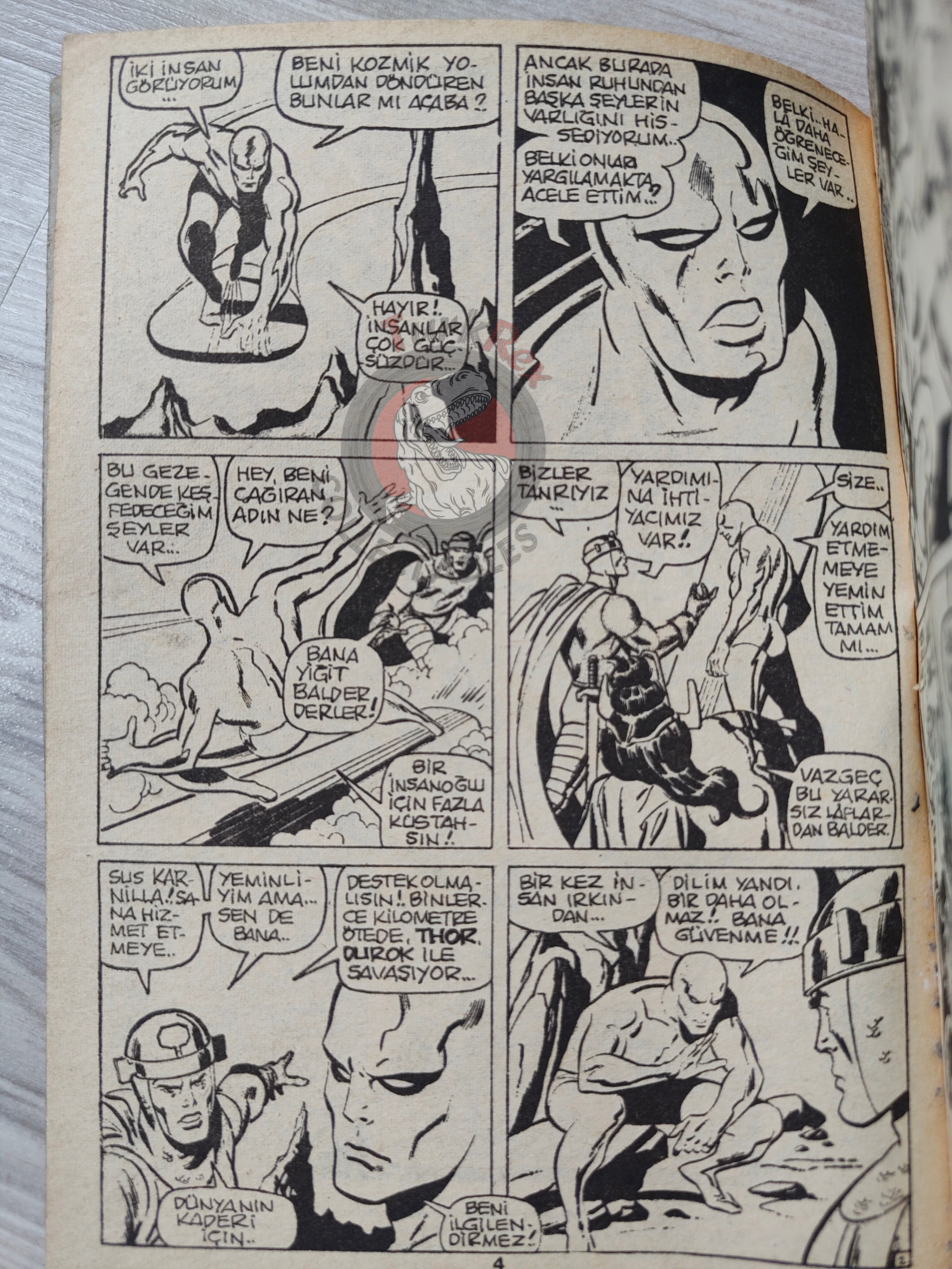Thor #4 1985 Turkish Comic Turkey The Mighty Thor #193–196 Silver Surfer